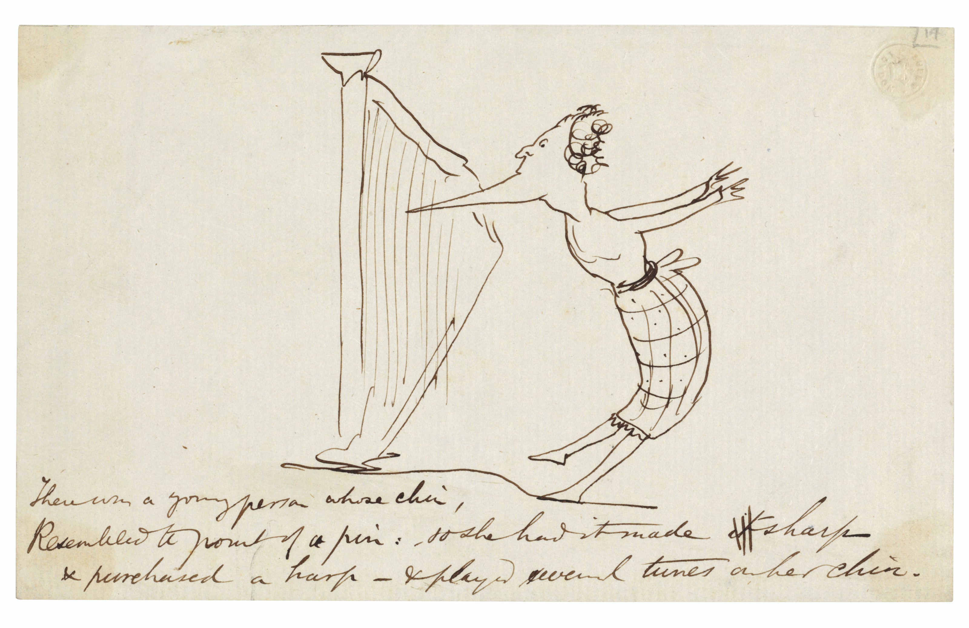 Edward Lear — "Жил-был молодой человек, чей подбородок напоминал острие булавки"