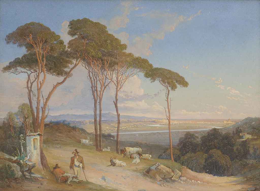 Edward Lear — Рим, недалеко от Монте-Марио