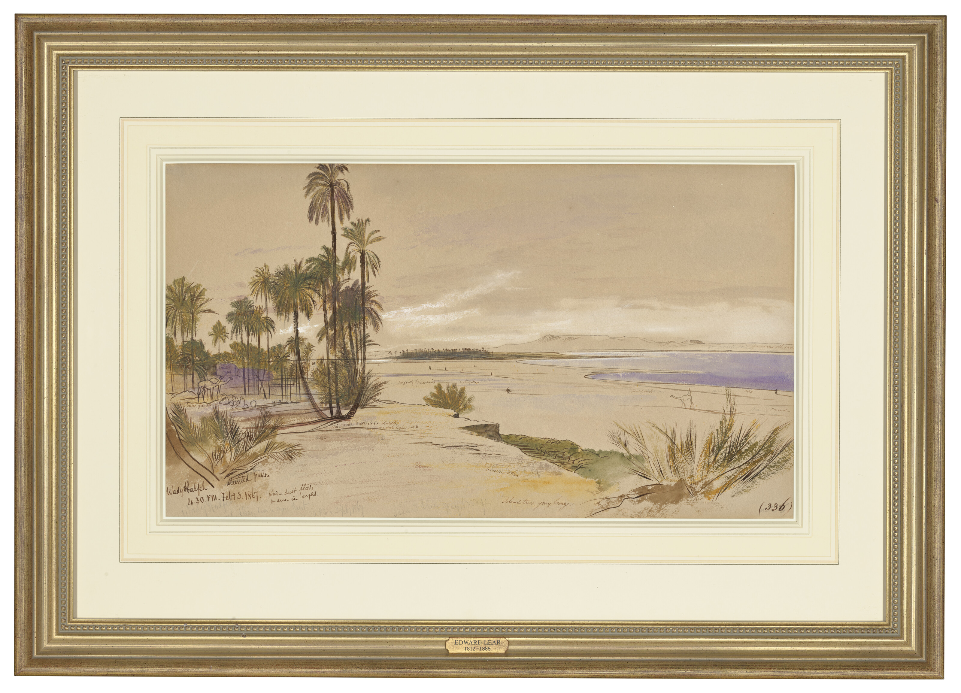 Edward Lear — Вади-Хальфа, Судан, изображение 2