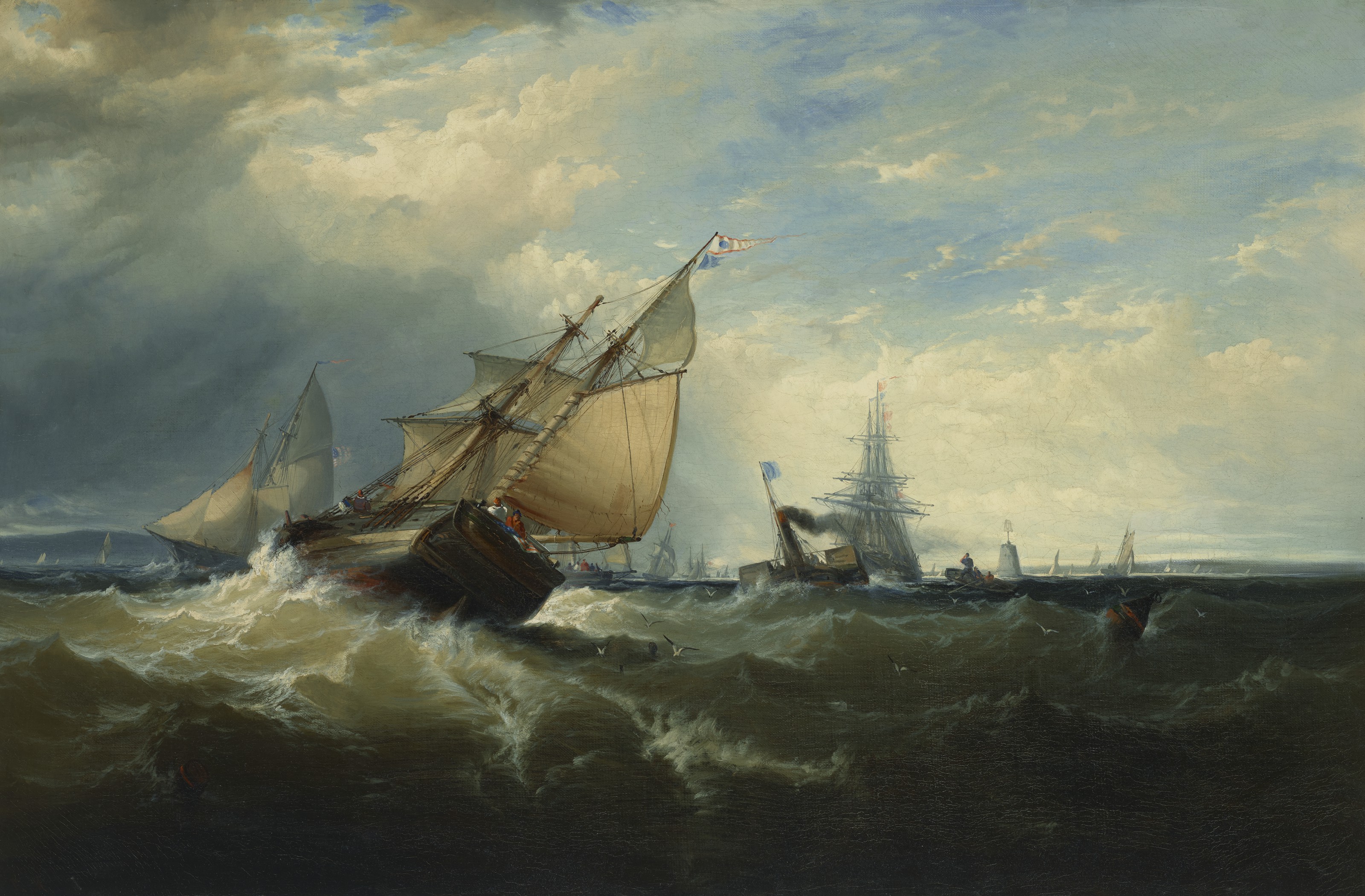 Edward Moran — С Сэнди Хук