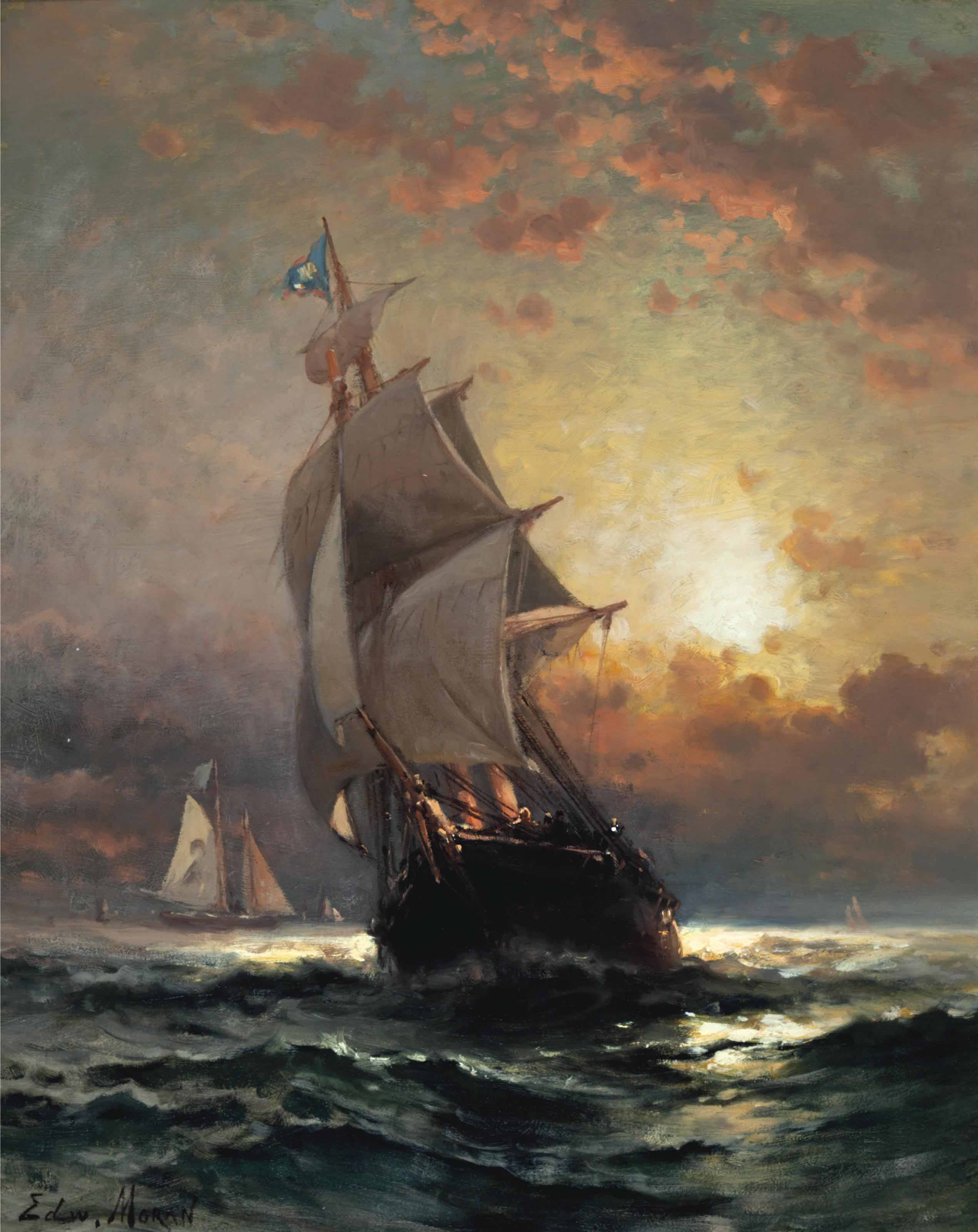 Edward Moran — Возвращаюсь домой