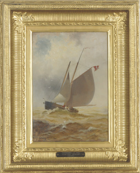 Edward Moran — Рыбаки в море