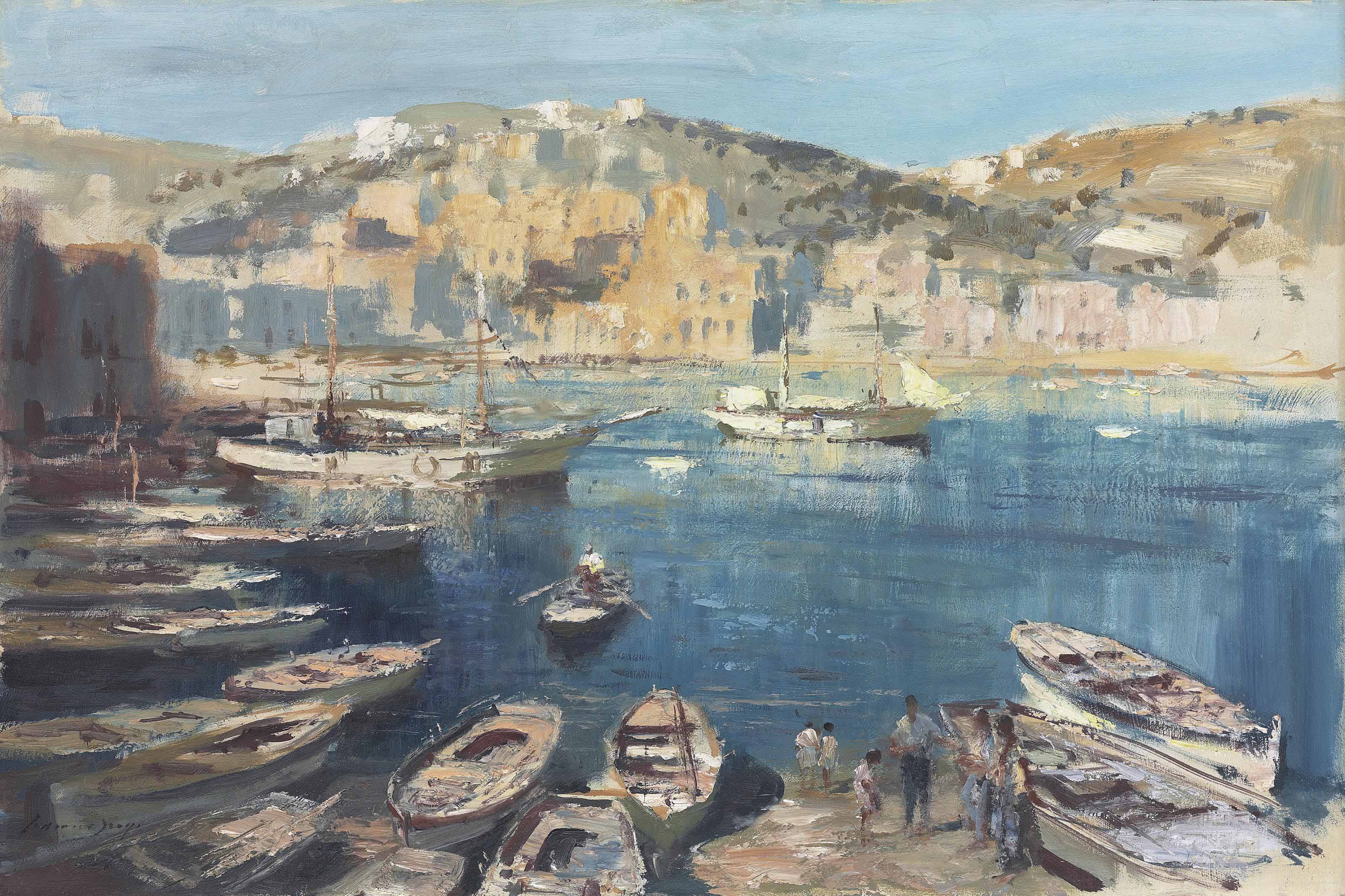 Edward Seago — Твердая гавань Понца