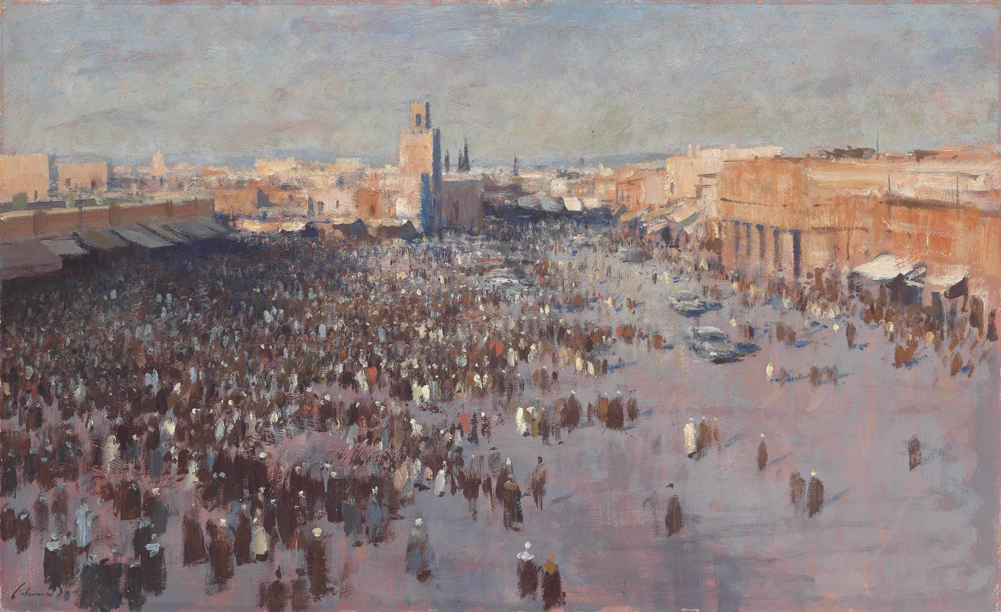 Edward Seago — Джемаа-эль-Фнаа, Маракеч