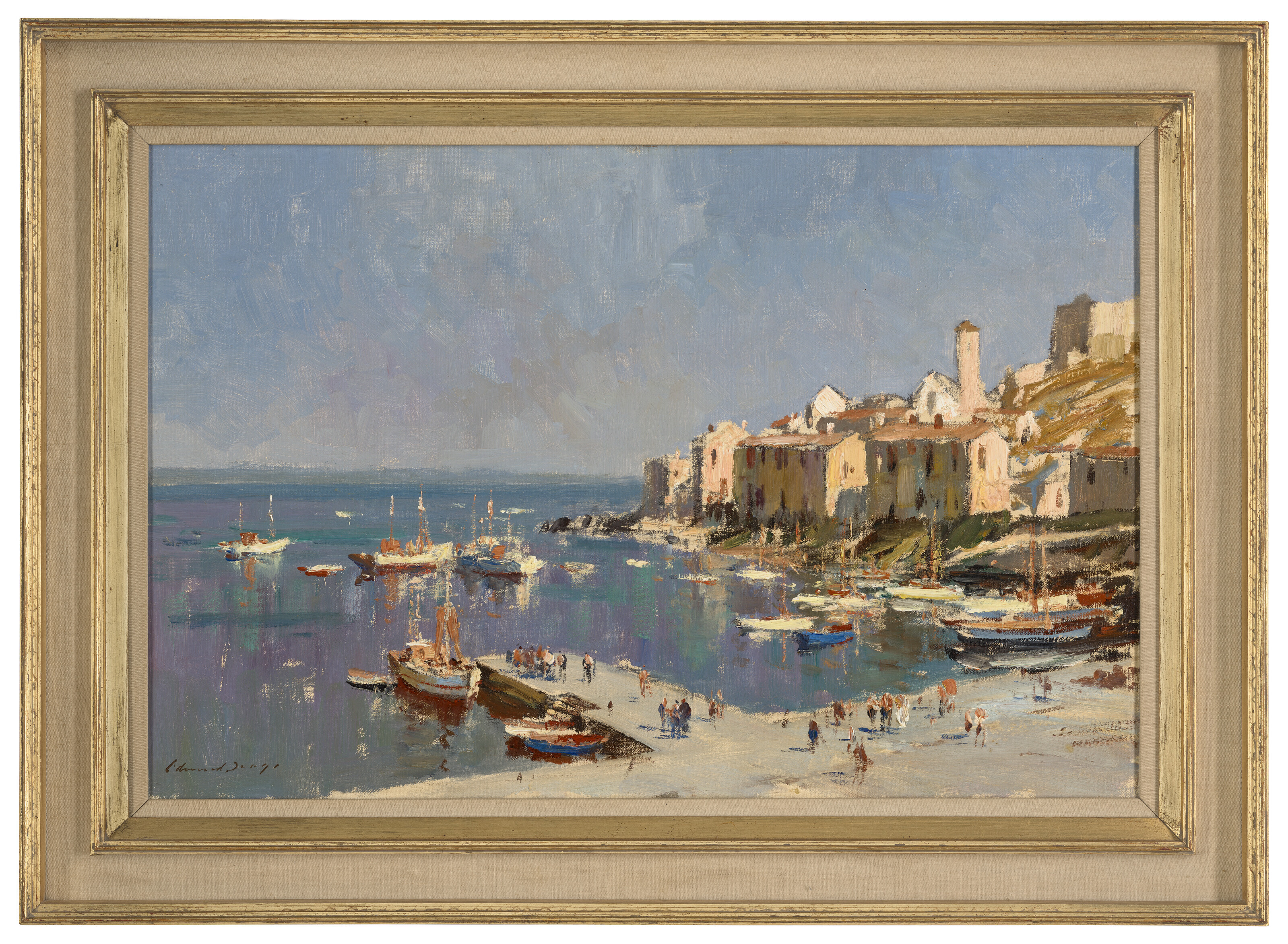 Edward Seago — Порто-Эрколе, Италия, изображение 2