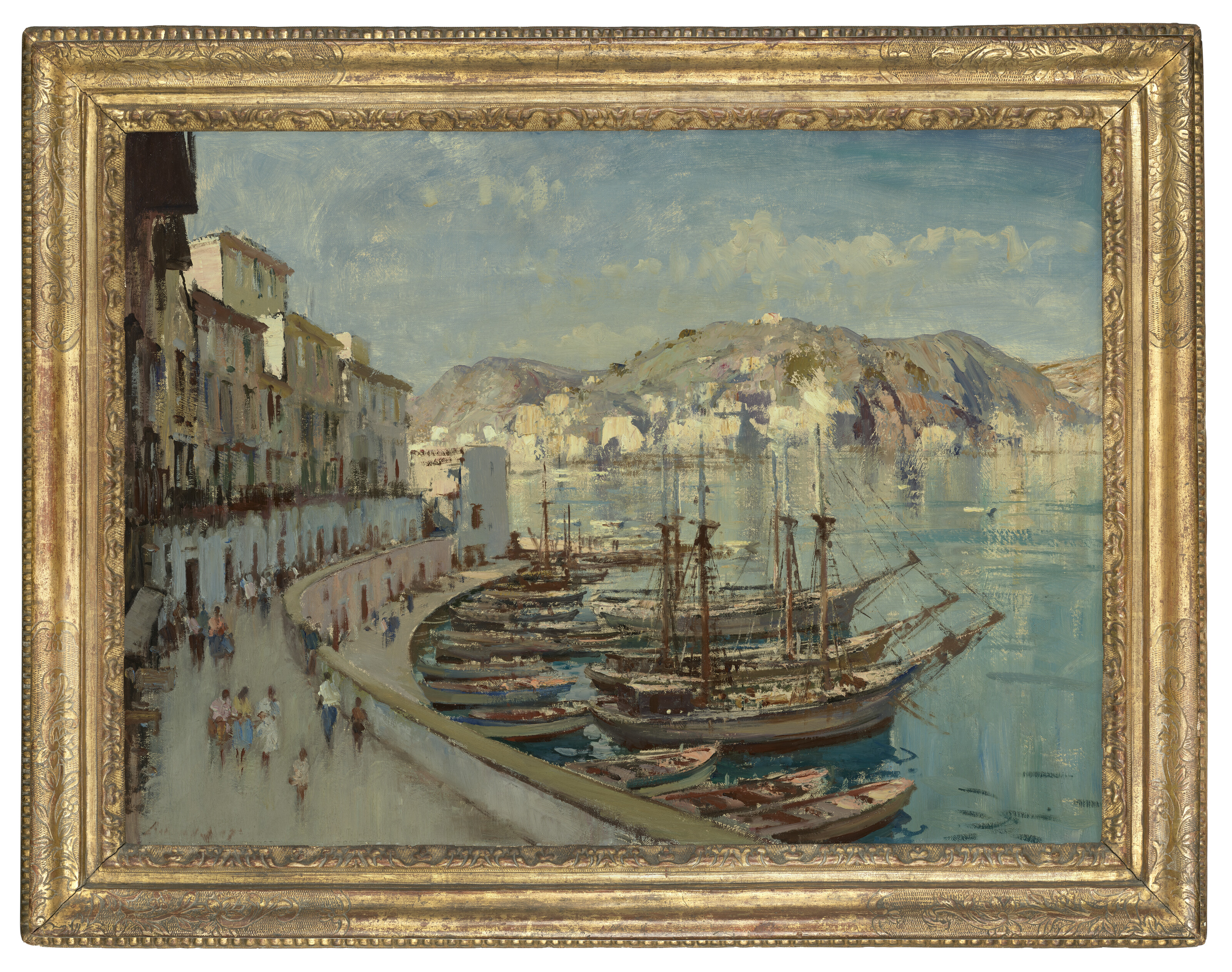 Edward Seago — Шхуна для ловли лобстеров, Понца, изображение 2