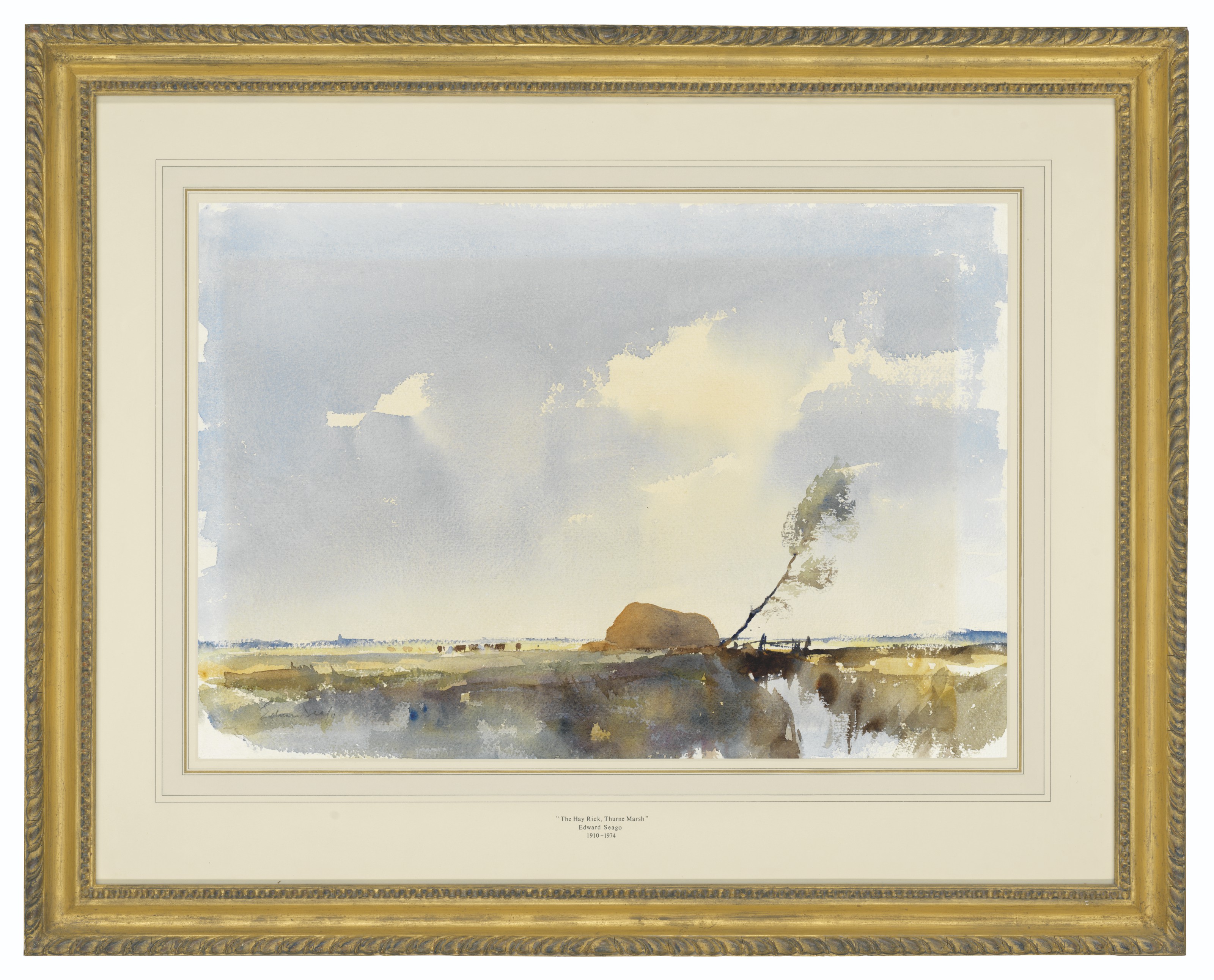 Edward Seago — Хэририк в Терн-Марш, Норфолк, изображение 2
