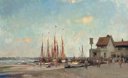 Edward Seago — Окурки и устрицы, Булавочная мельница