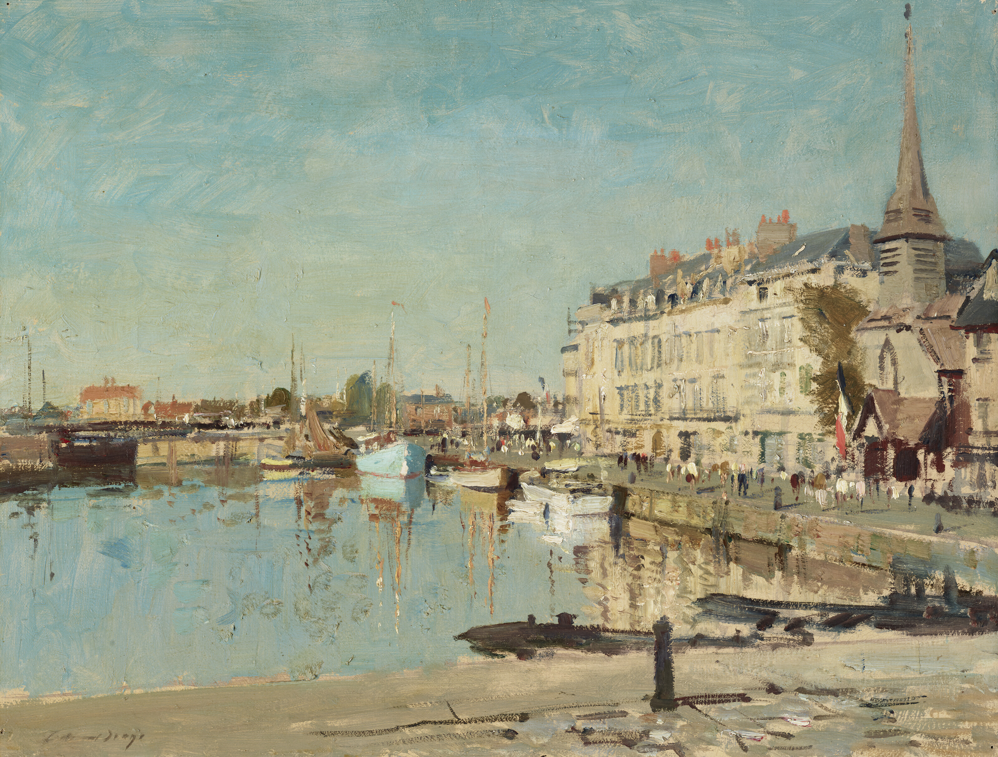 Edward Seago — Бассейн, Онфлер