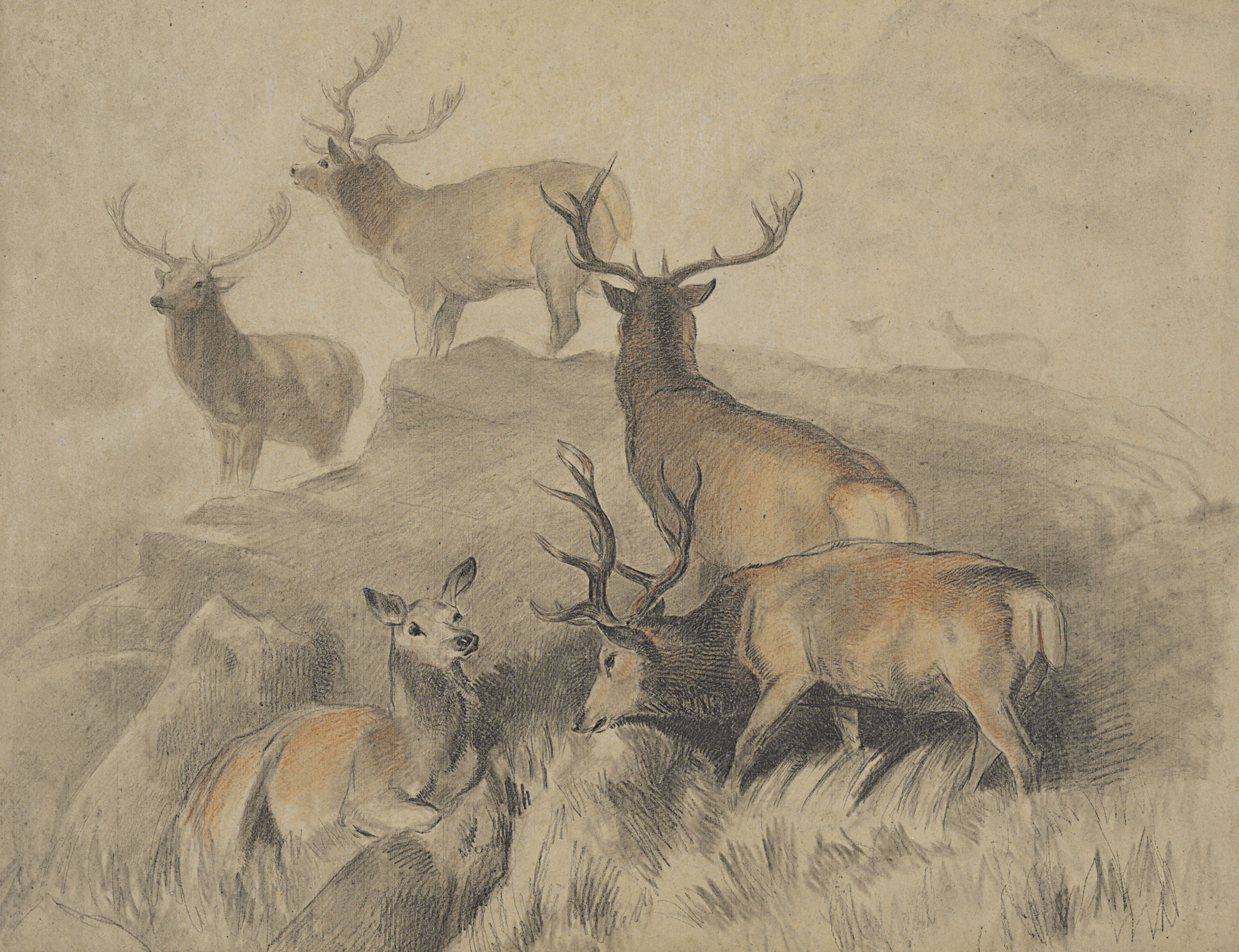Edwin Henry Landseer — Одни из лучших оленей в лесу