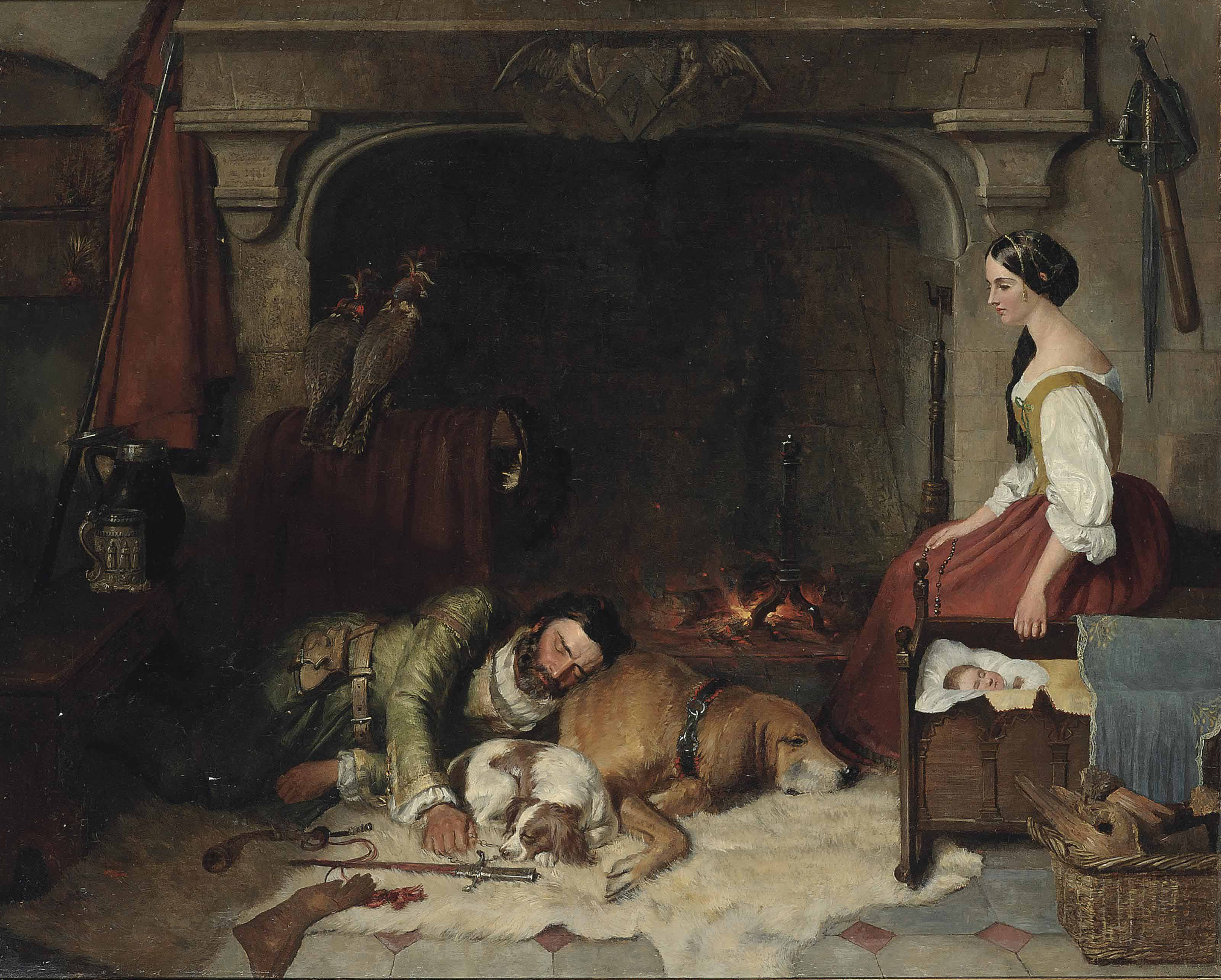 Edwin Henry Landseer — "Отдых лоточника"