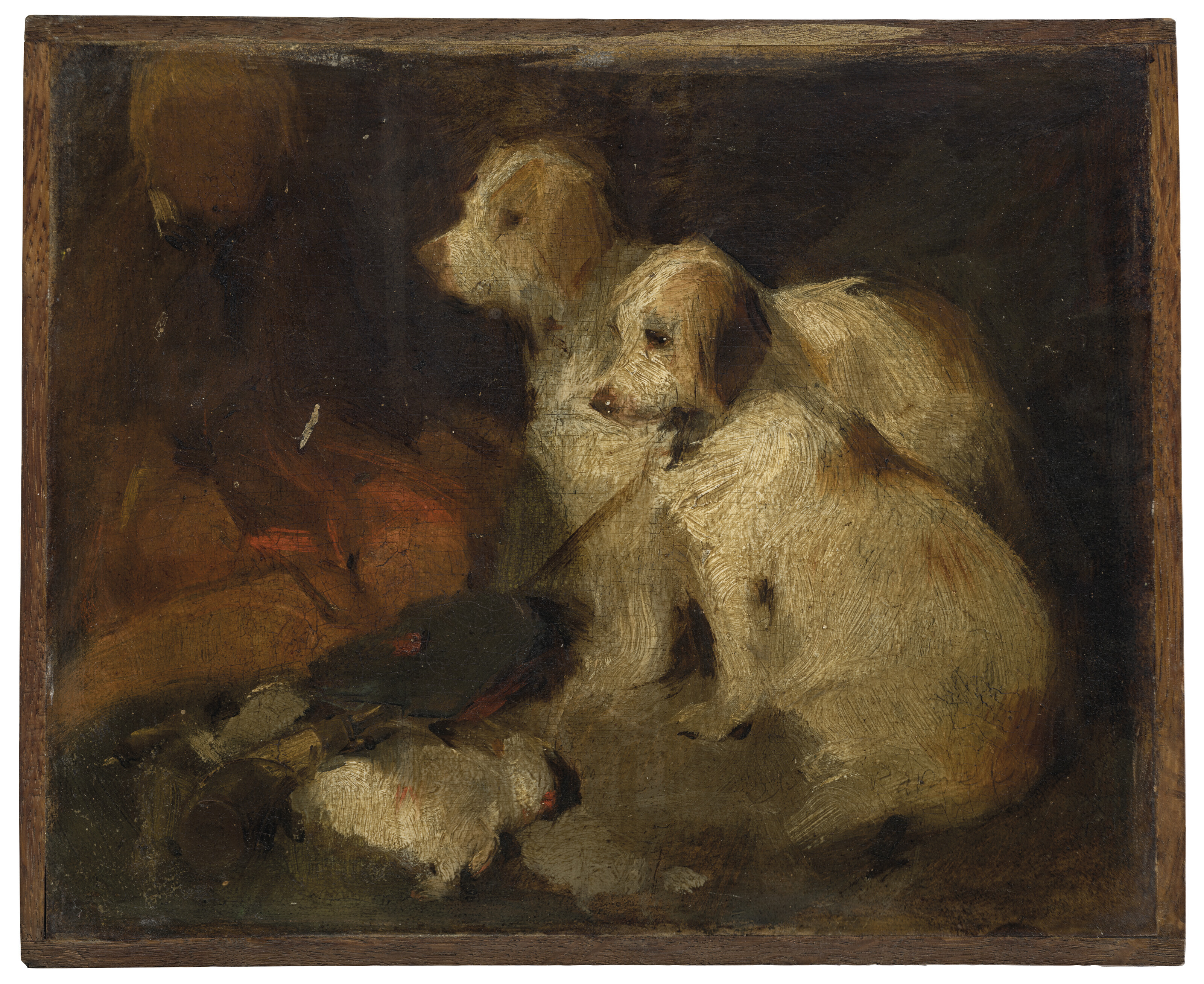 Edwin Henry Landseer — Исследование двух собак, изображение 2