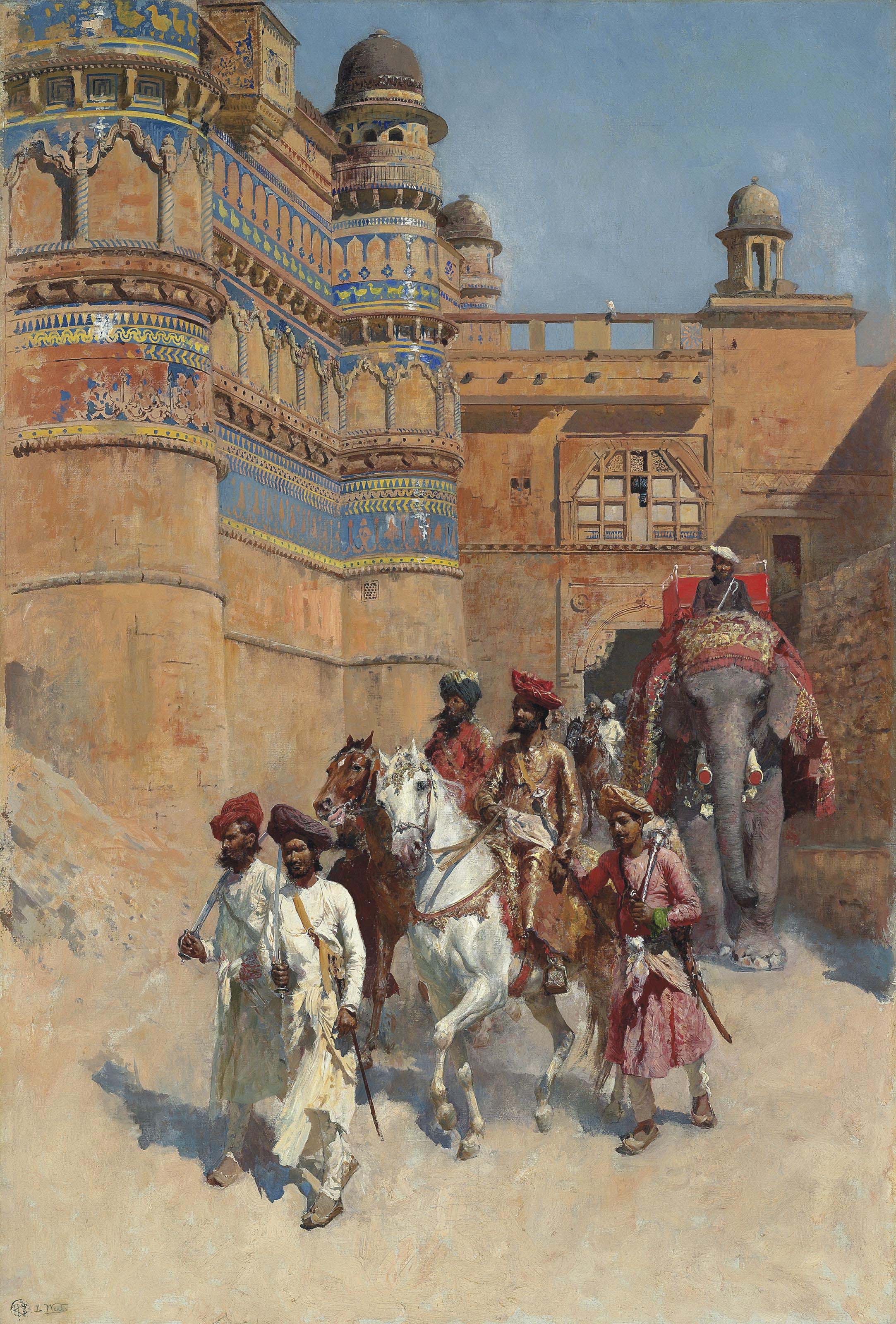 Edwin Lord Weeks — Форт Гвалиор, штат Мадхья-Прадеш