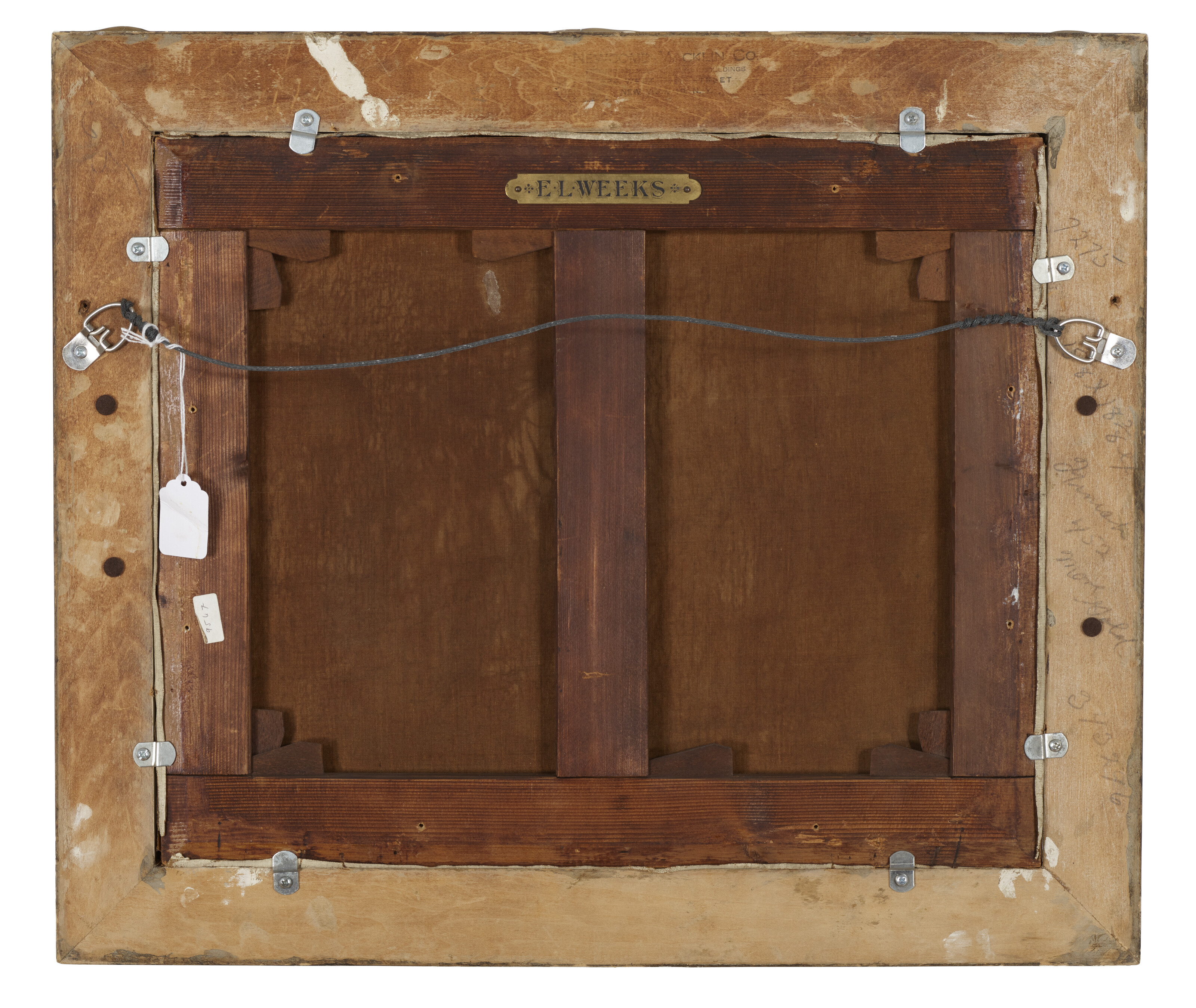 Edwin Lord Weeks — Продавец персидских лошадей, Бомбей, изображение 3