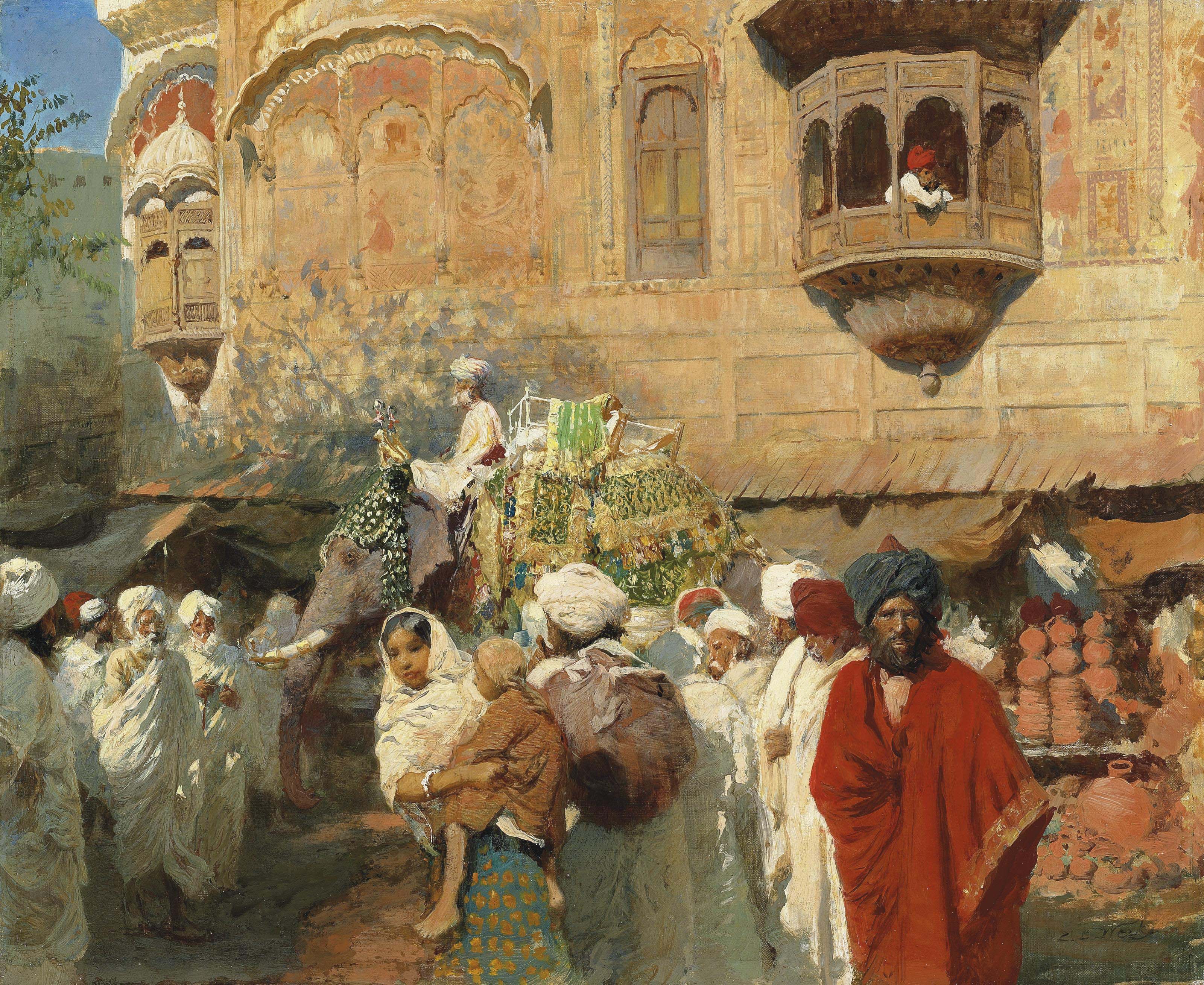 Edwin Lord Weeks — Улица в Джодпуре, Индия