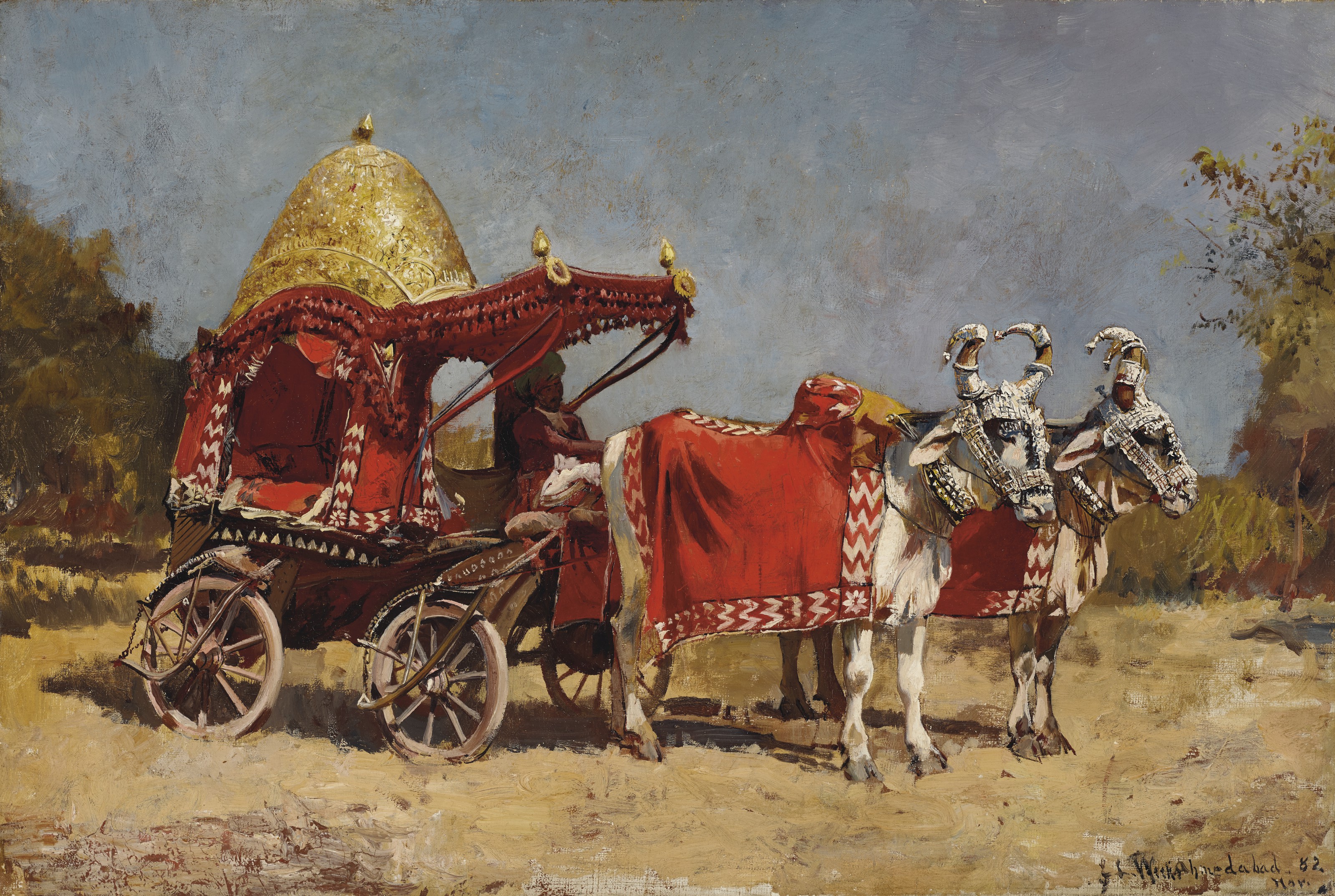 Edwin Lord Weeks — Туземный Гхарри, или повозка