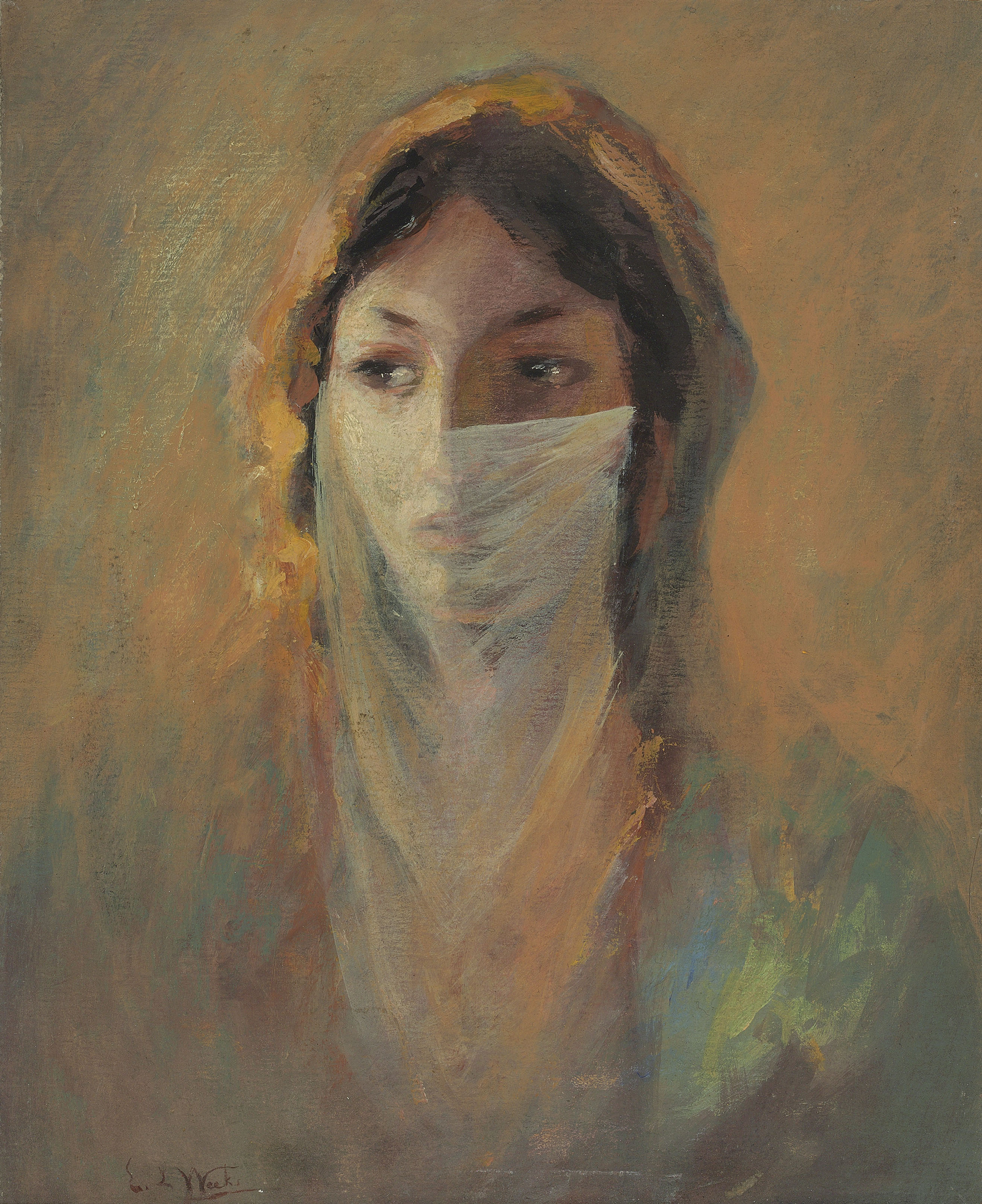 Edwin Lord Weeks — Женщина в вуали