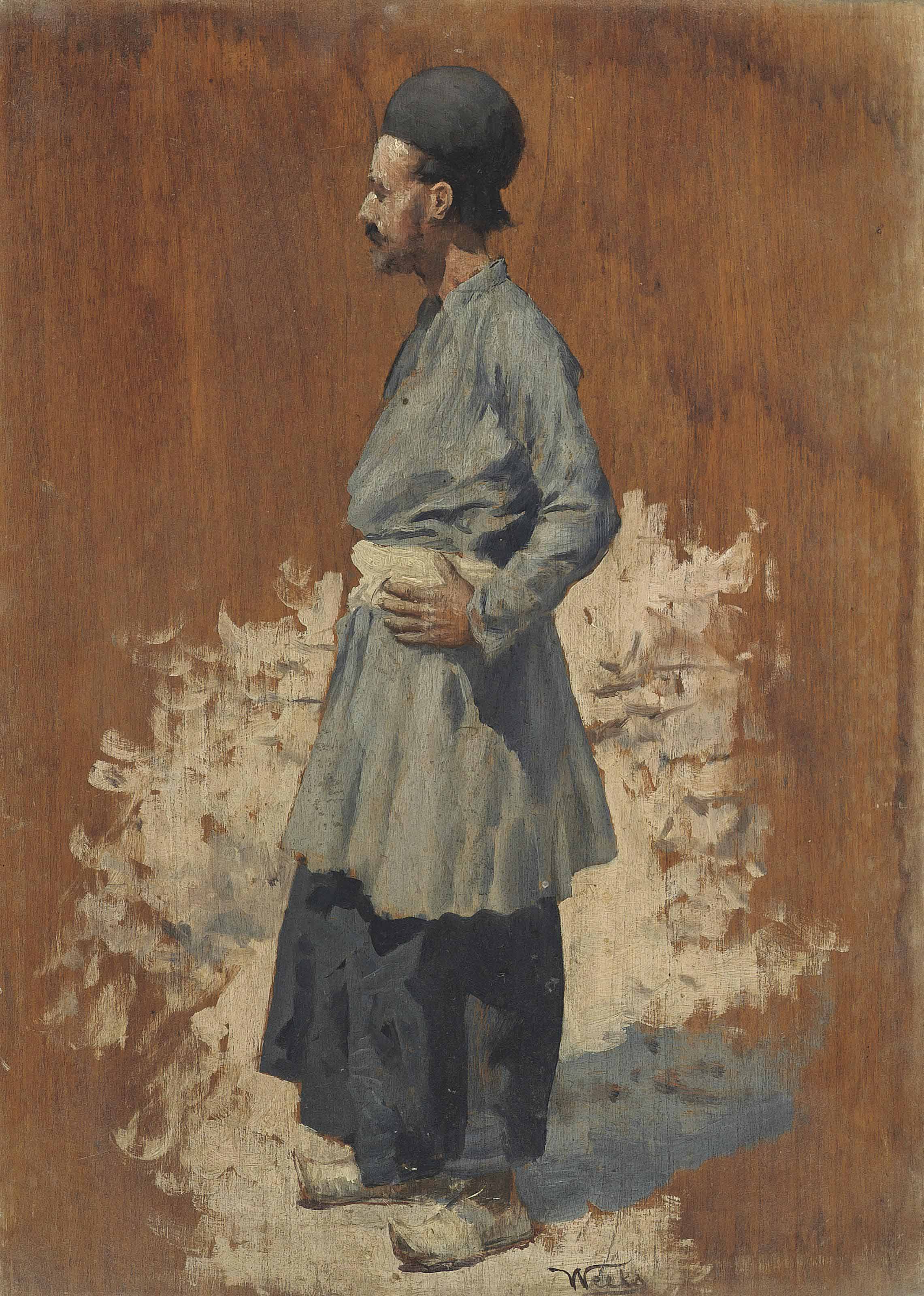 Edwin Lord Weeks — Этюд с оттоманкой