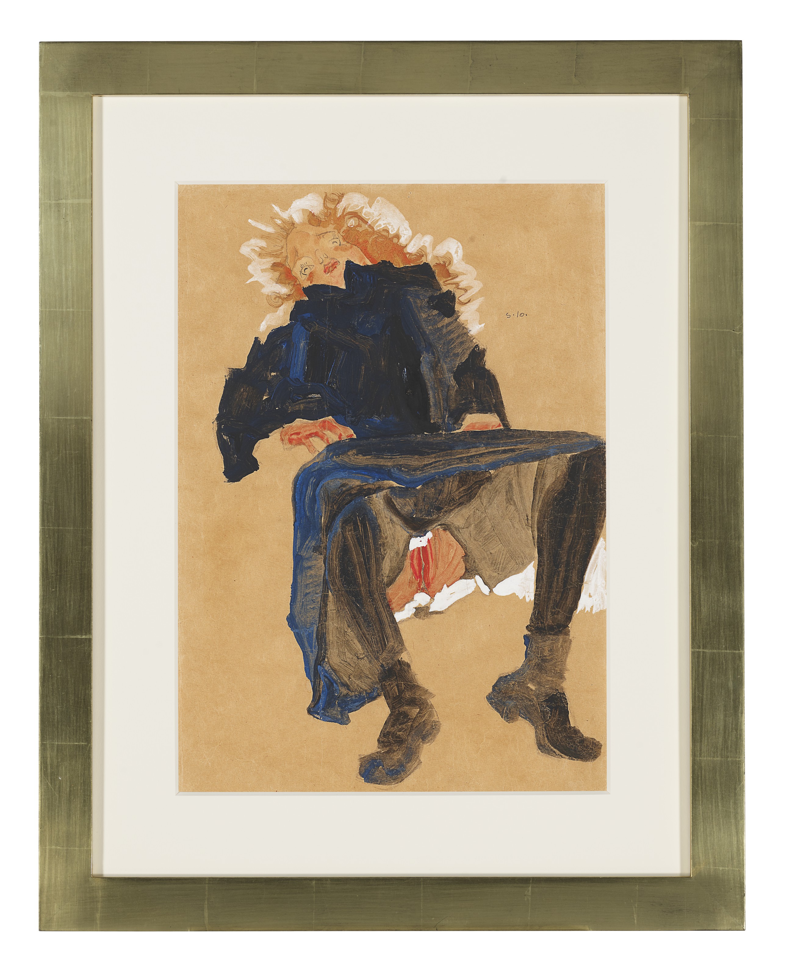 Egon Schiele — Родственники - женщины в Дункельблауэм-Кляйде, изображение 2