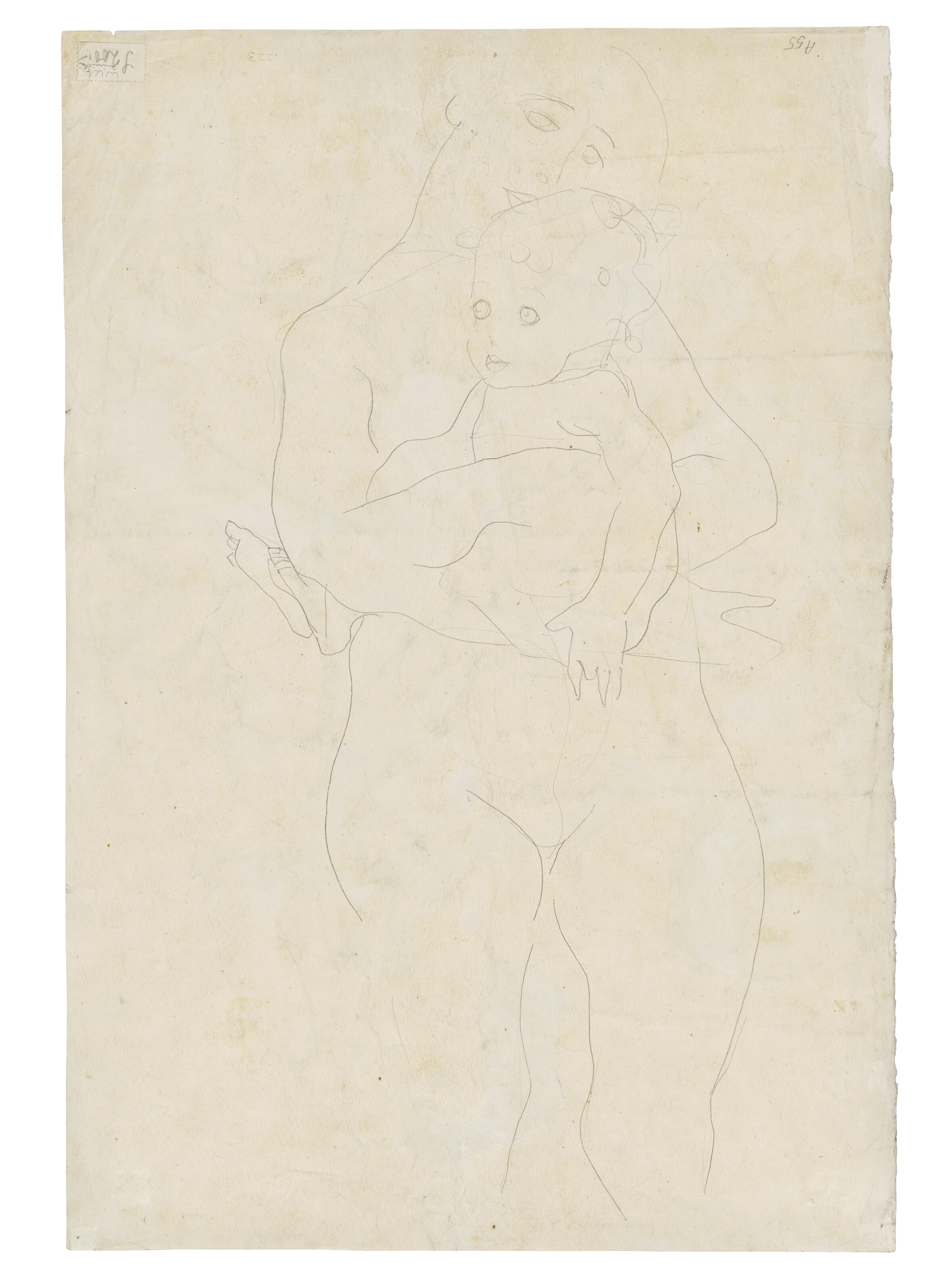 Egon Schiele — Цвей , подруга и сын (Die Freundinnen ), изображение 2