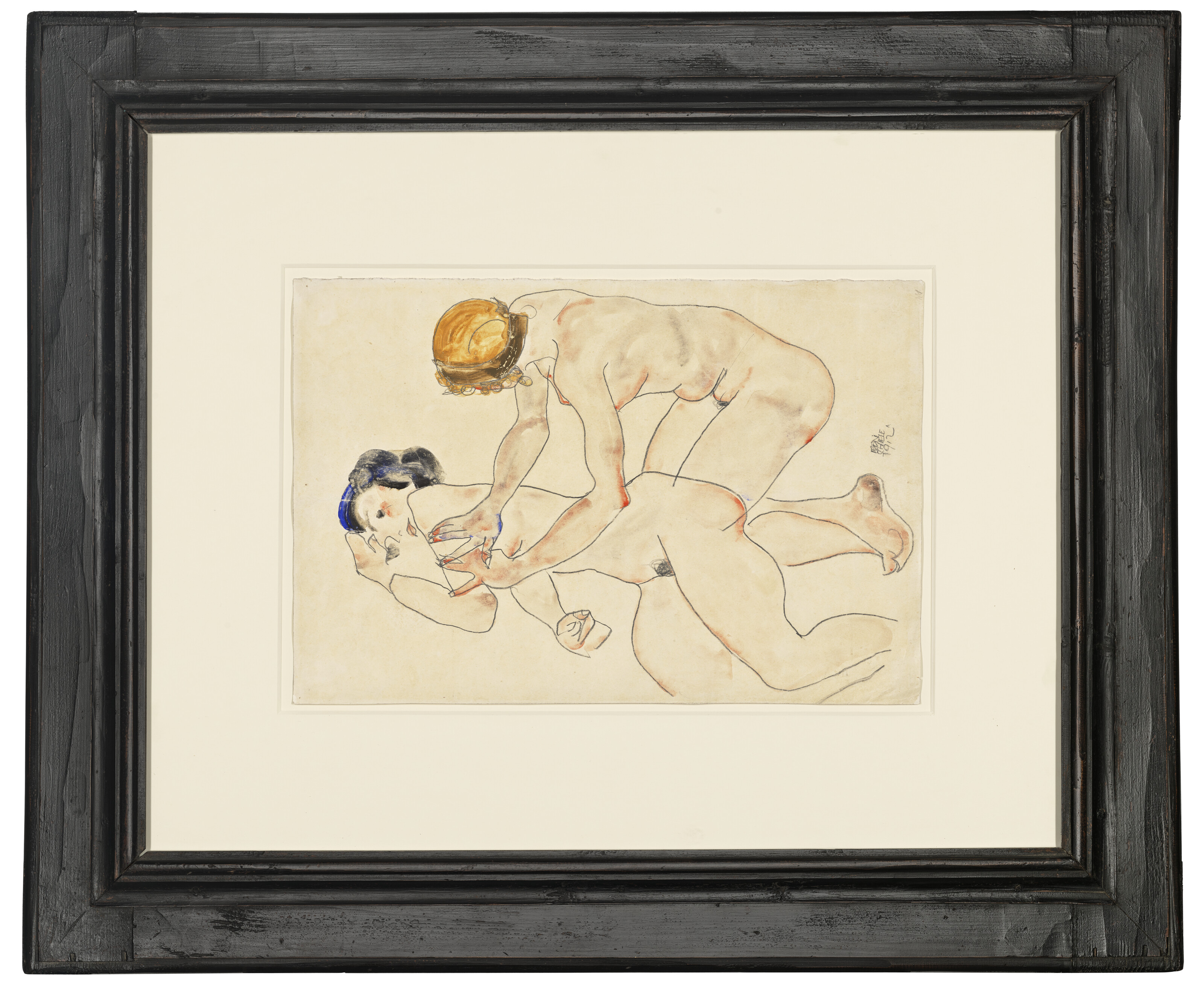 Egon Schiele — Цвей , подруга и сын (Die Freundinnen ), изображение 3