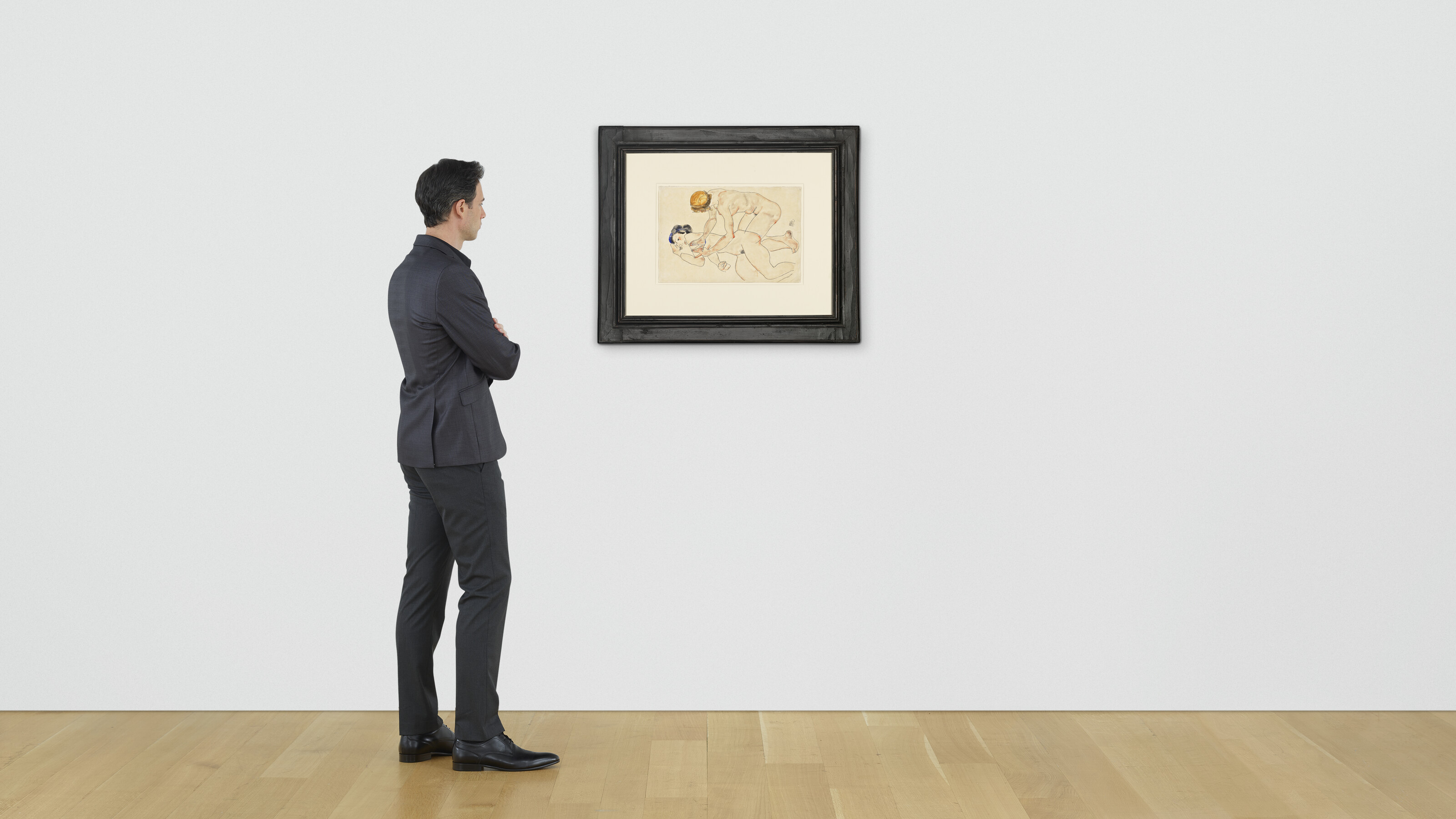 Egon Schiele — Цвей , подруга и сын (Die Freundinnen ), изображение 5