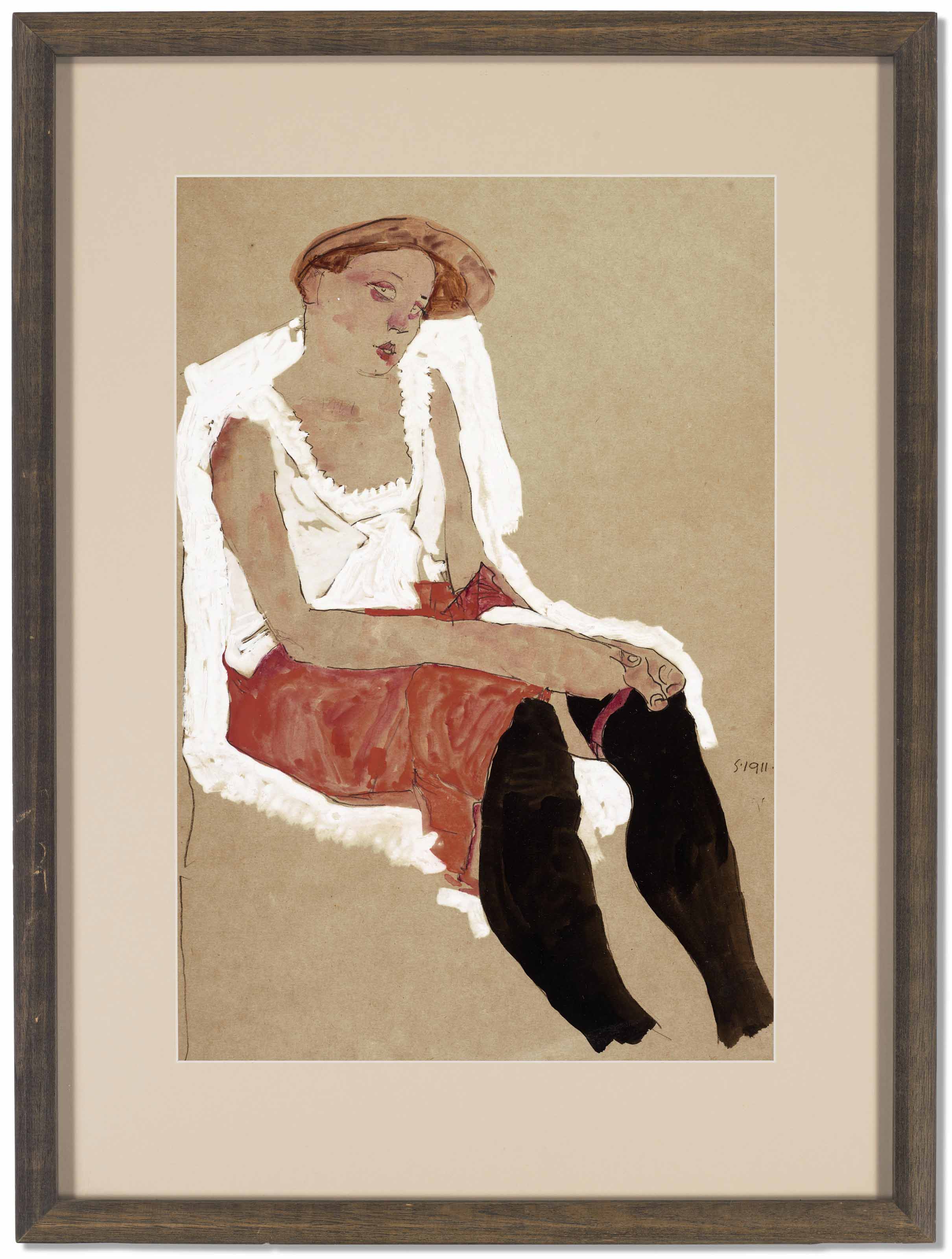 Egon Schiele — Знакомьтесь, фрау мит Шварцен-Струмпфен, изображение 2