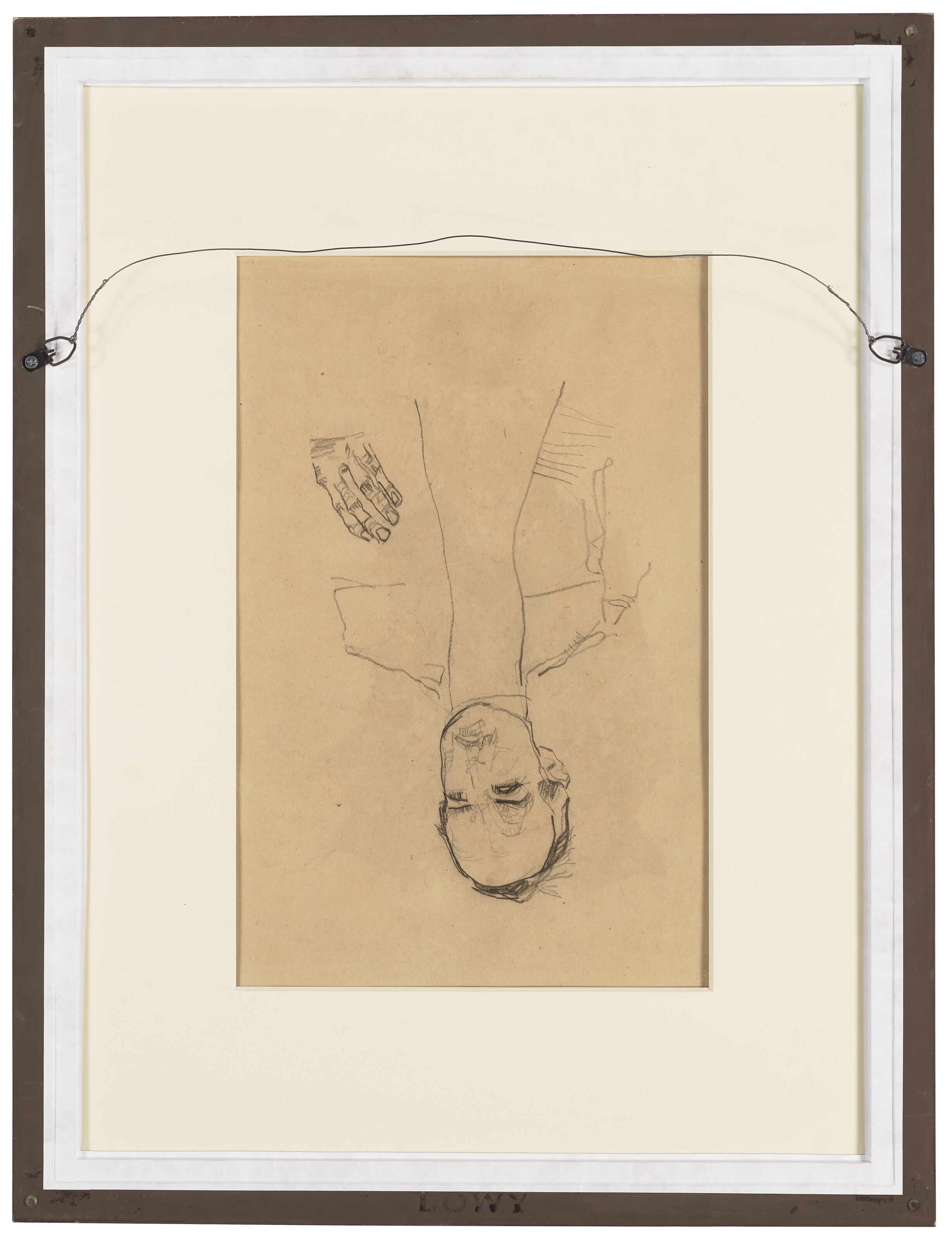 Egon Schiele — Преподаватель английского языка (справа) ; преподаватель университета доктора Оскара Райхеля (слева), изображение 4