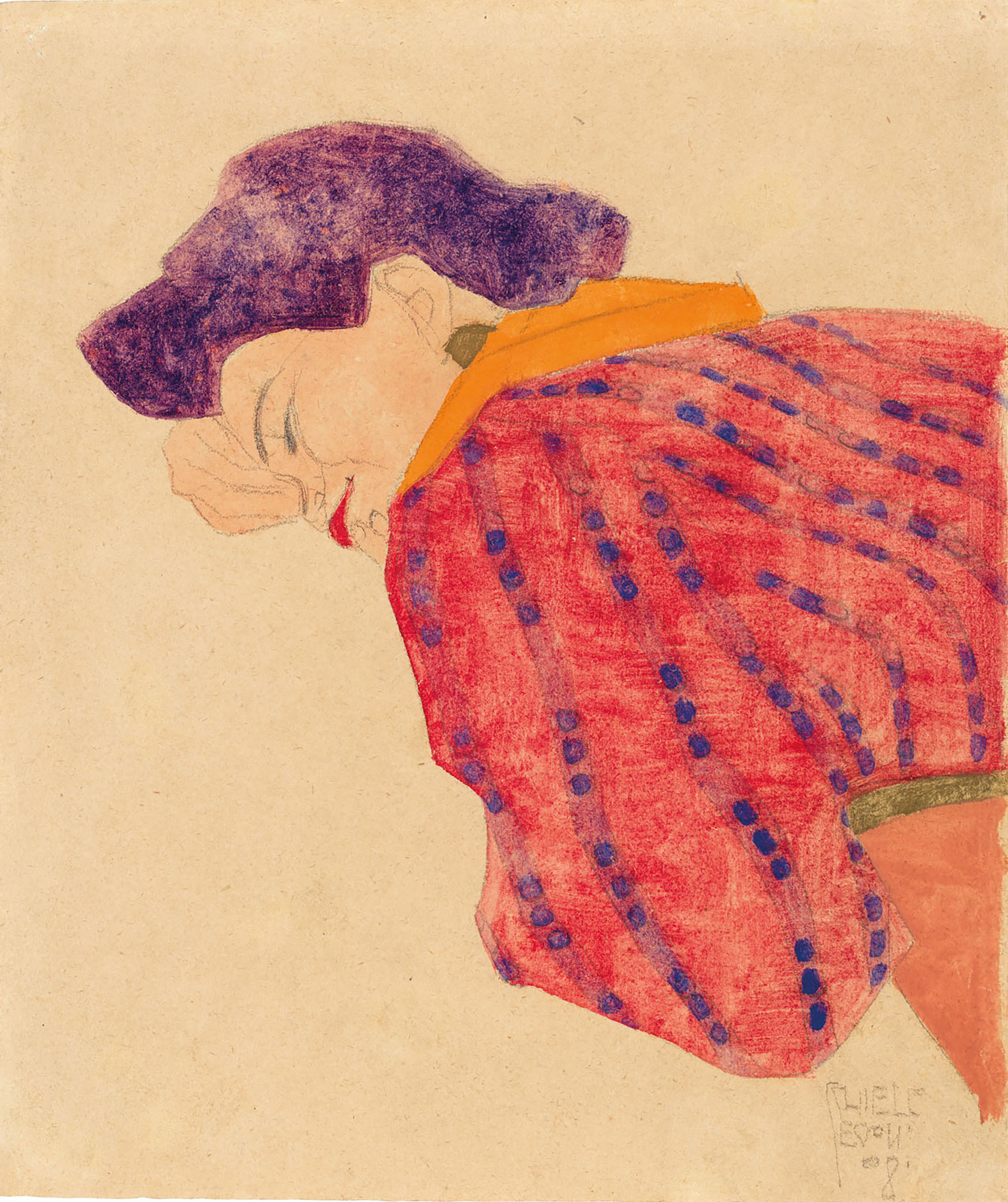 Egon Schiele — Я люблю, когда все вокруг краснеет., изображение 1