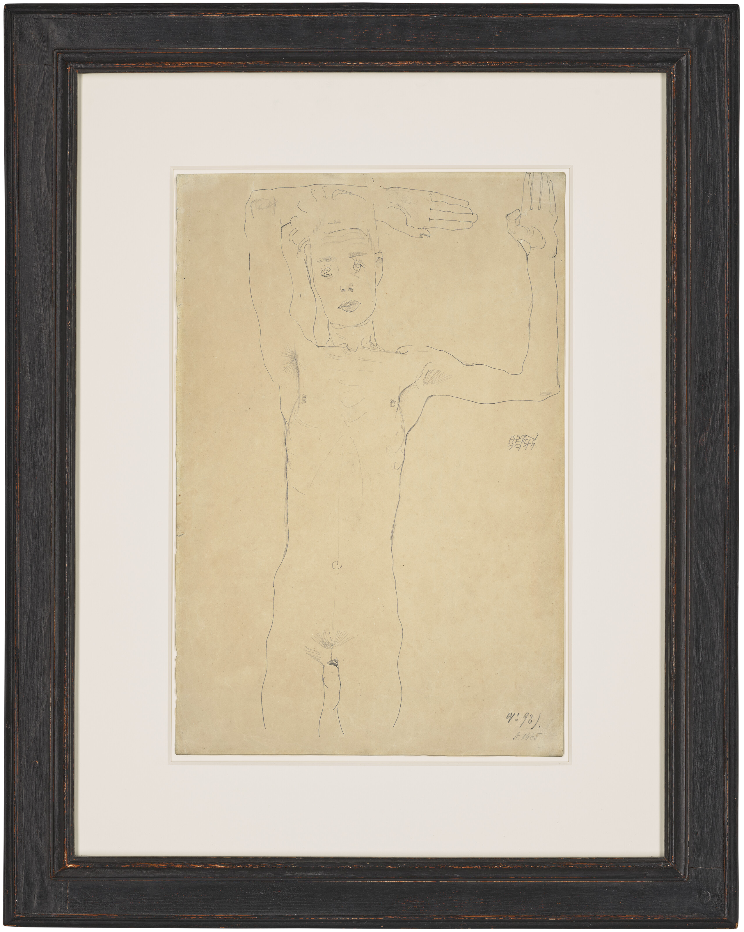 Egon Schiele — Старший преподаватель актерского состава Эрхобенен Армен (мастер спорта по сельскому хозяйству) (справа); Баумстудия (справа), изображение 2