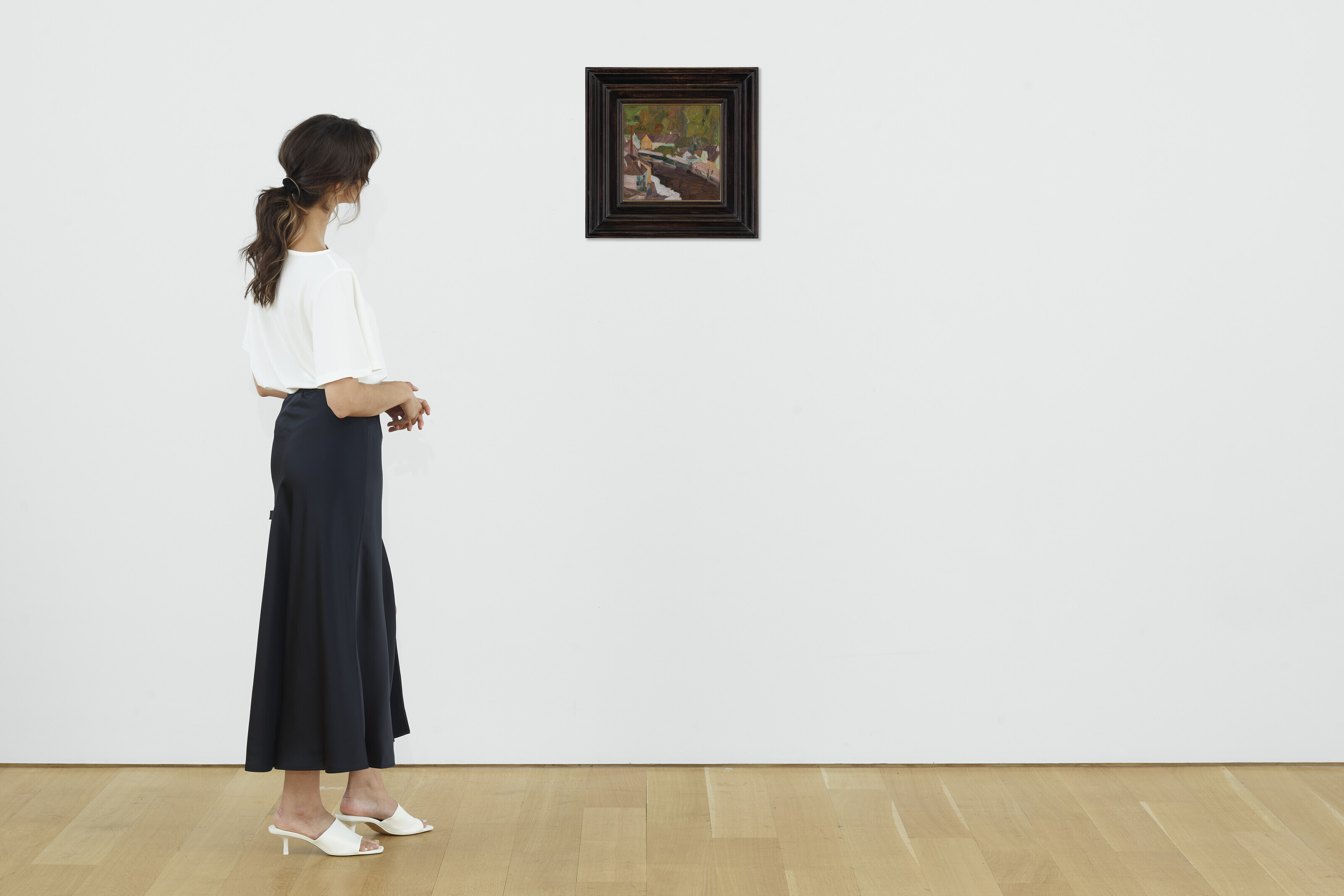 Egon Schiele — Дорф-ам-Флюсс II, изображение 3