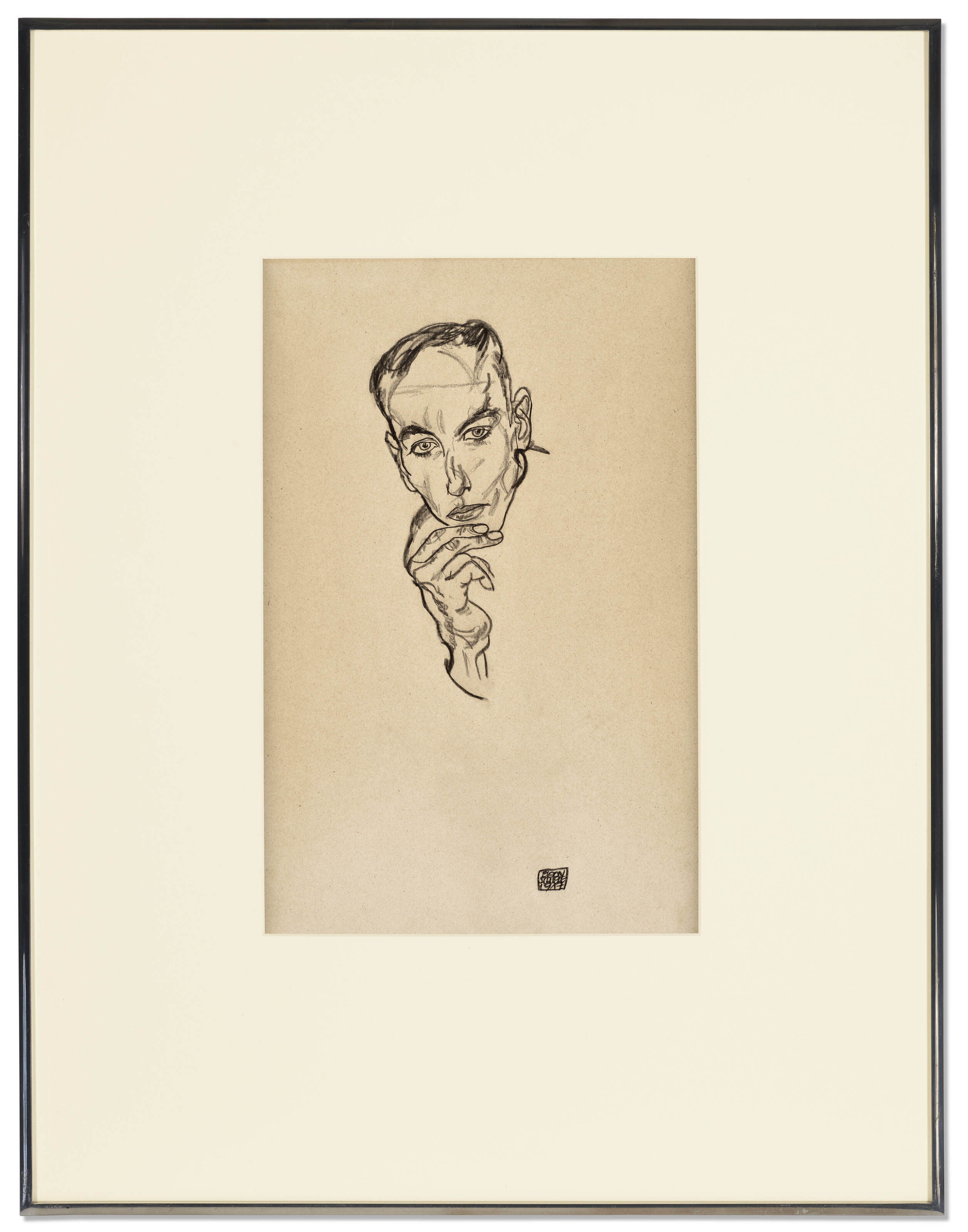 Egon Schiele — Бильднис (Юнгер Манн, Копф), изображение 2