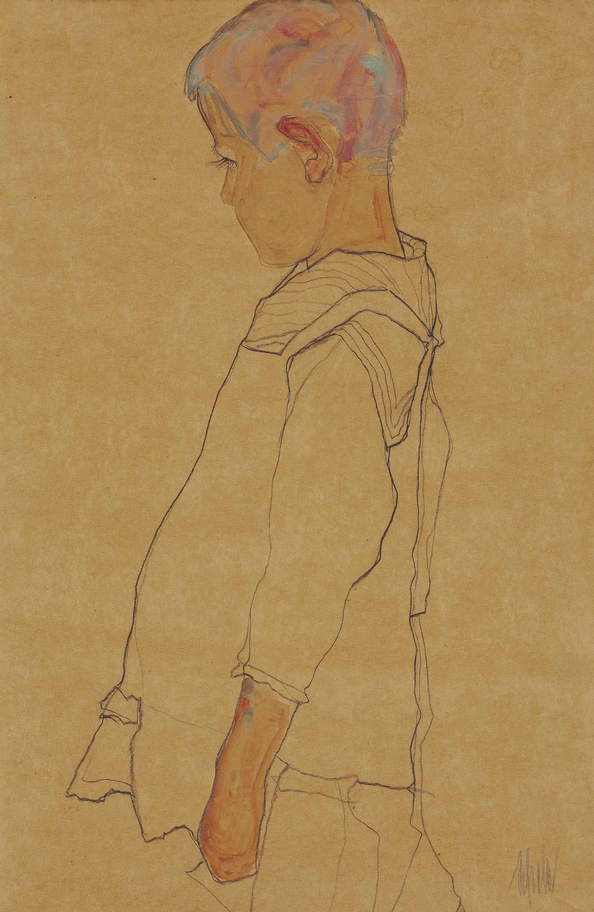 Egon Schiele — Профиль различных видов связи Здесь
