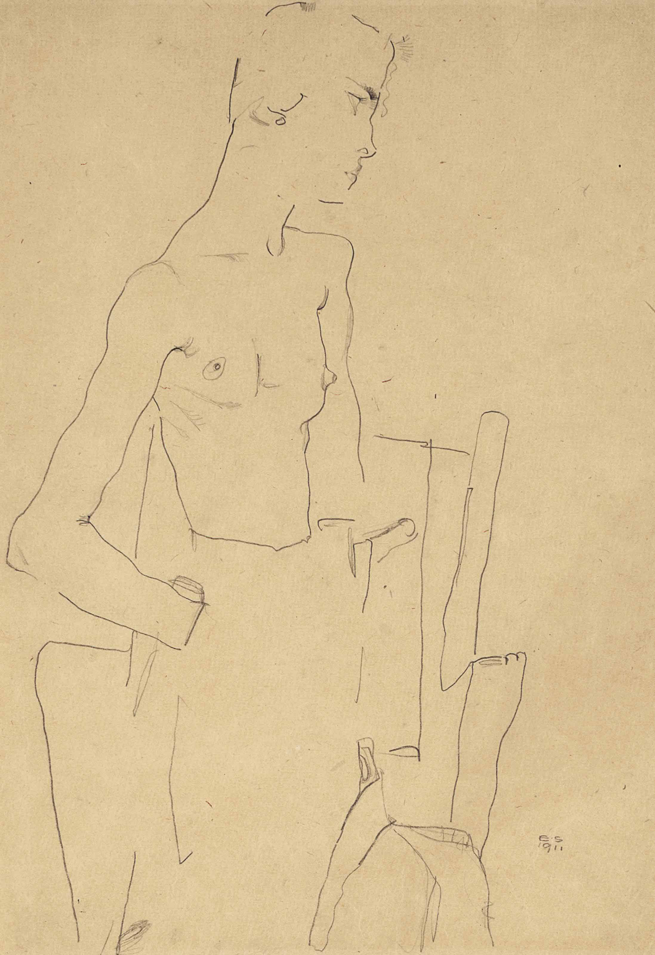 Egon Schiele — Вайблихер действует на Сесселя