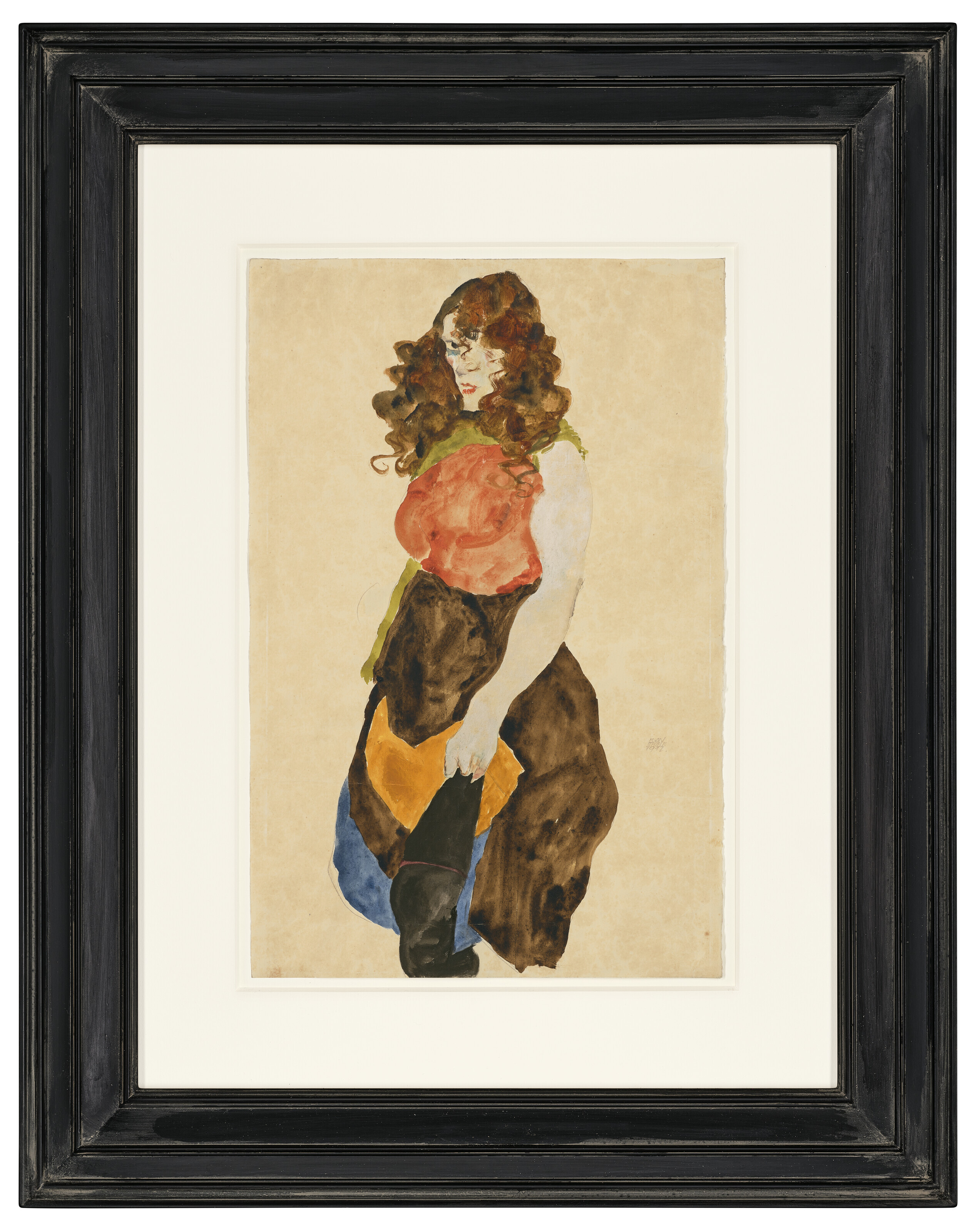 Egon Schiele — Молодая женщина (Дирне), изображение 2