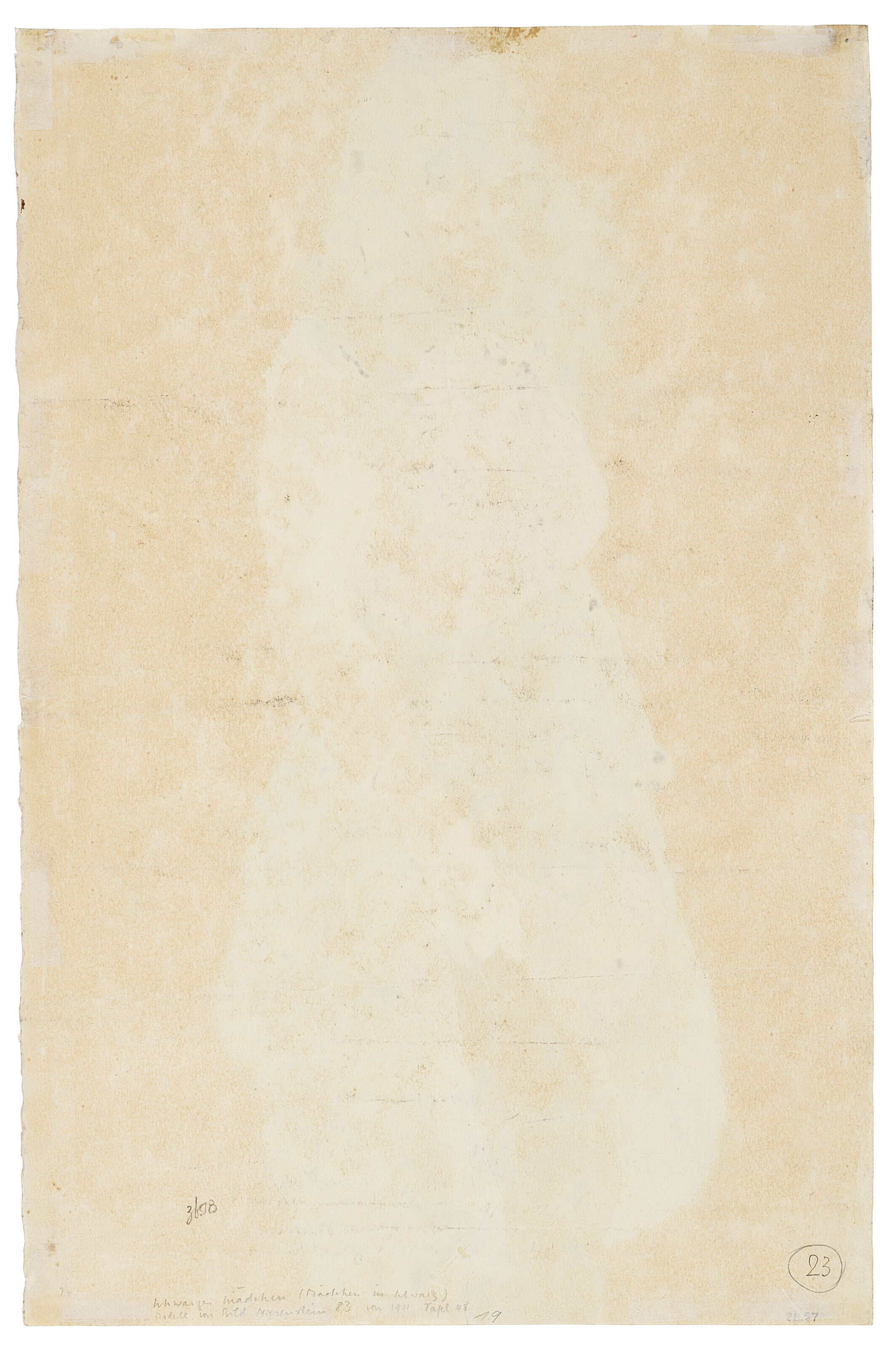 Egon Schiele — Молодая женщина (Дирне), изображение 3