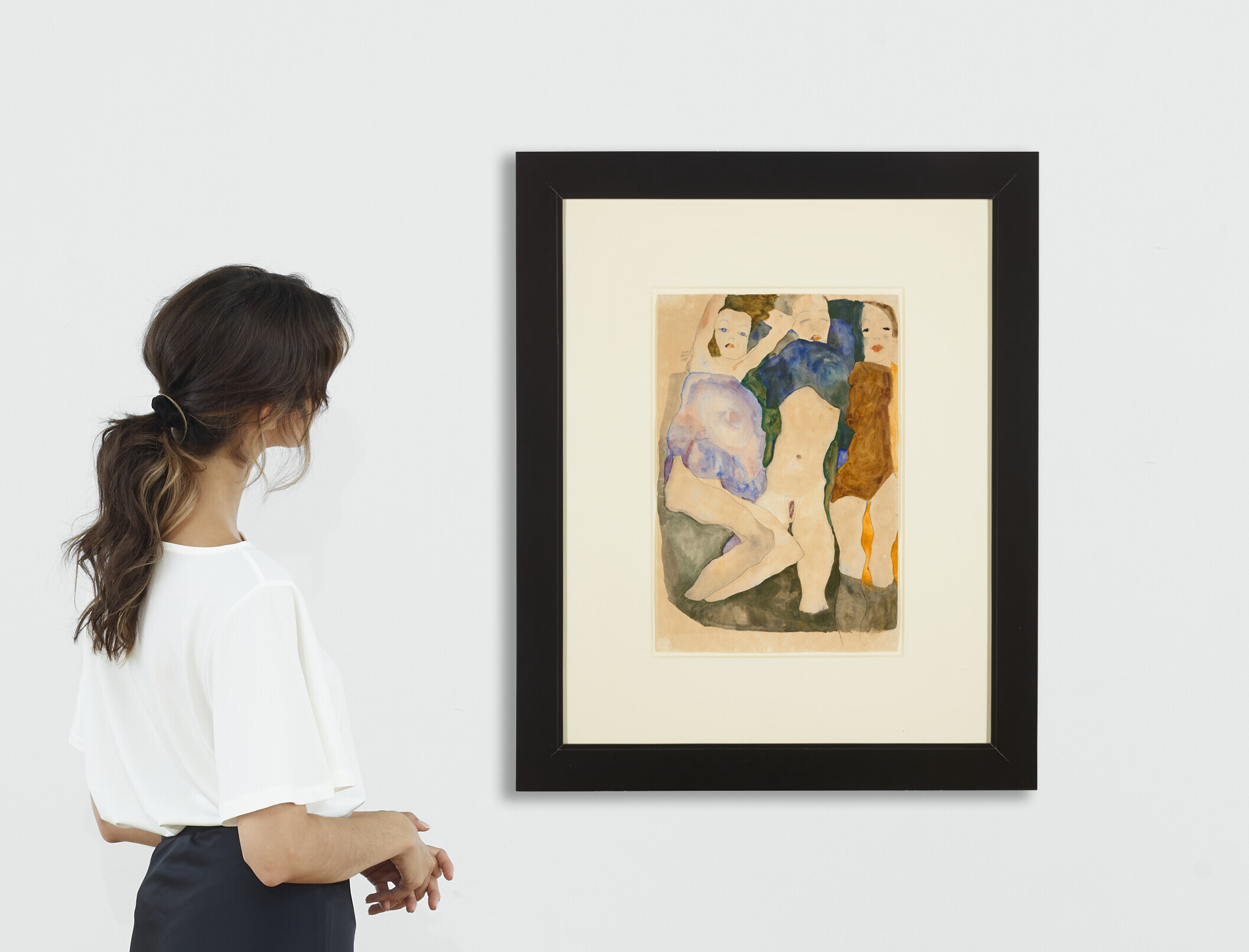 Egon Schiele — Дреи Мэдхен, изображение 4