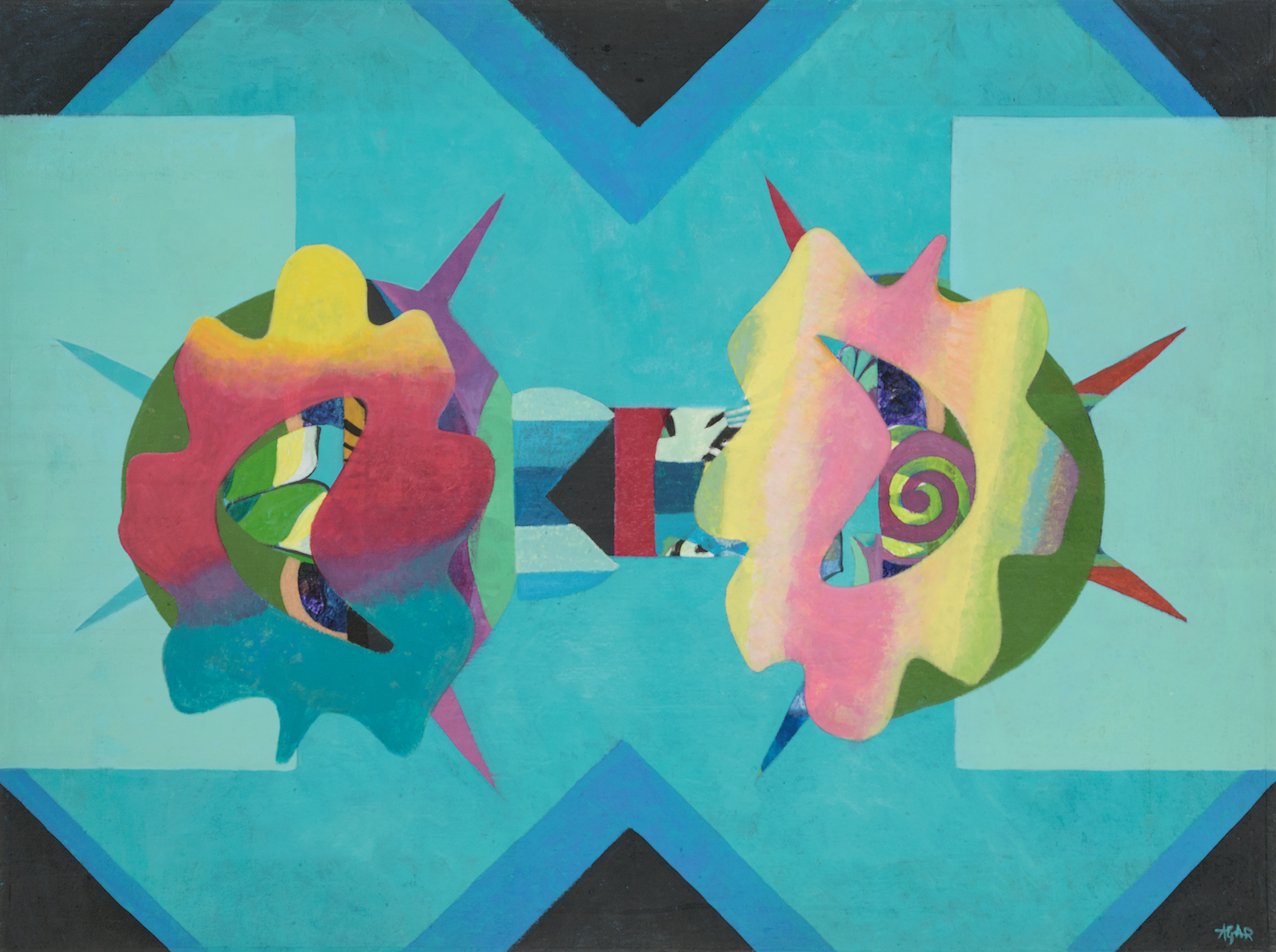Eileen Agar — Битва цветов