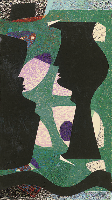 Eileen Agar — Силуэты; Портрет мужчины