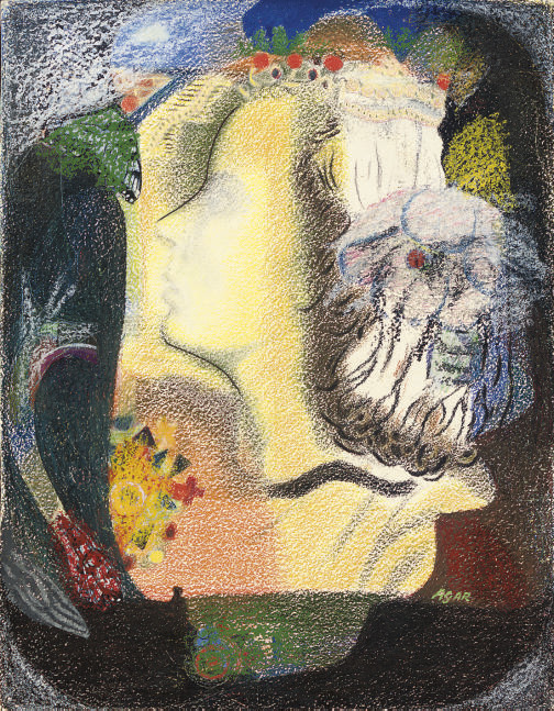 Eileen Agar — Портрет леди; Этюд леди