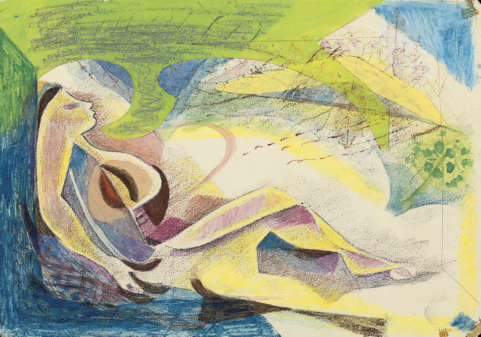 Eileen Agar — Лежащая дама; Абстрактные колонны; Кактус; Желтое солнце; Тенерифе; По дороге в Каваду, Тенерифе; Плавание вдоль побережья; Город на побережье