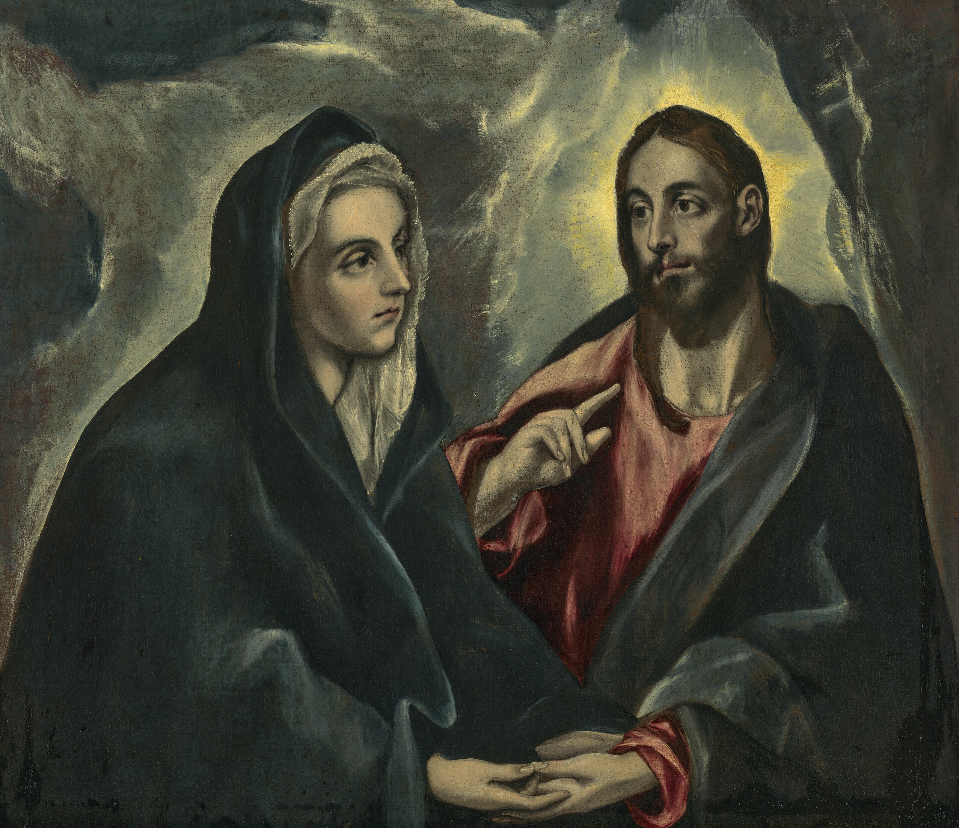 El Greco — Христос прощается со Своей Матерью