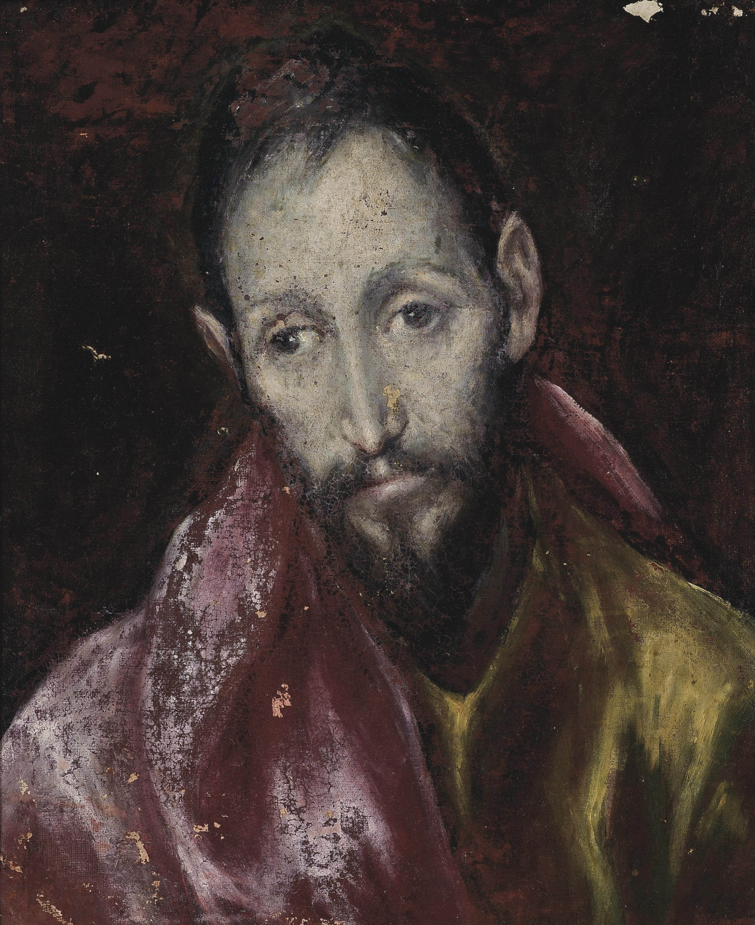 El Greco — Голова апостола