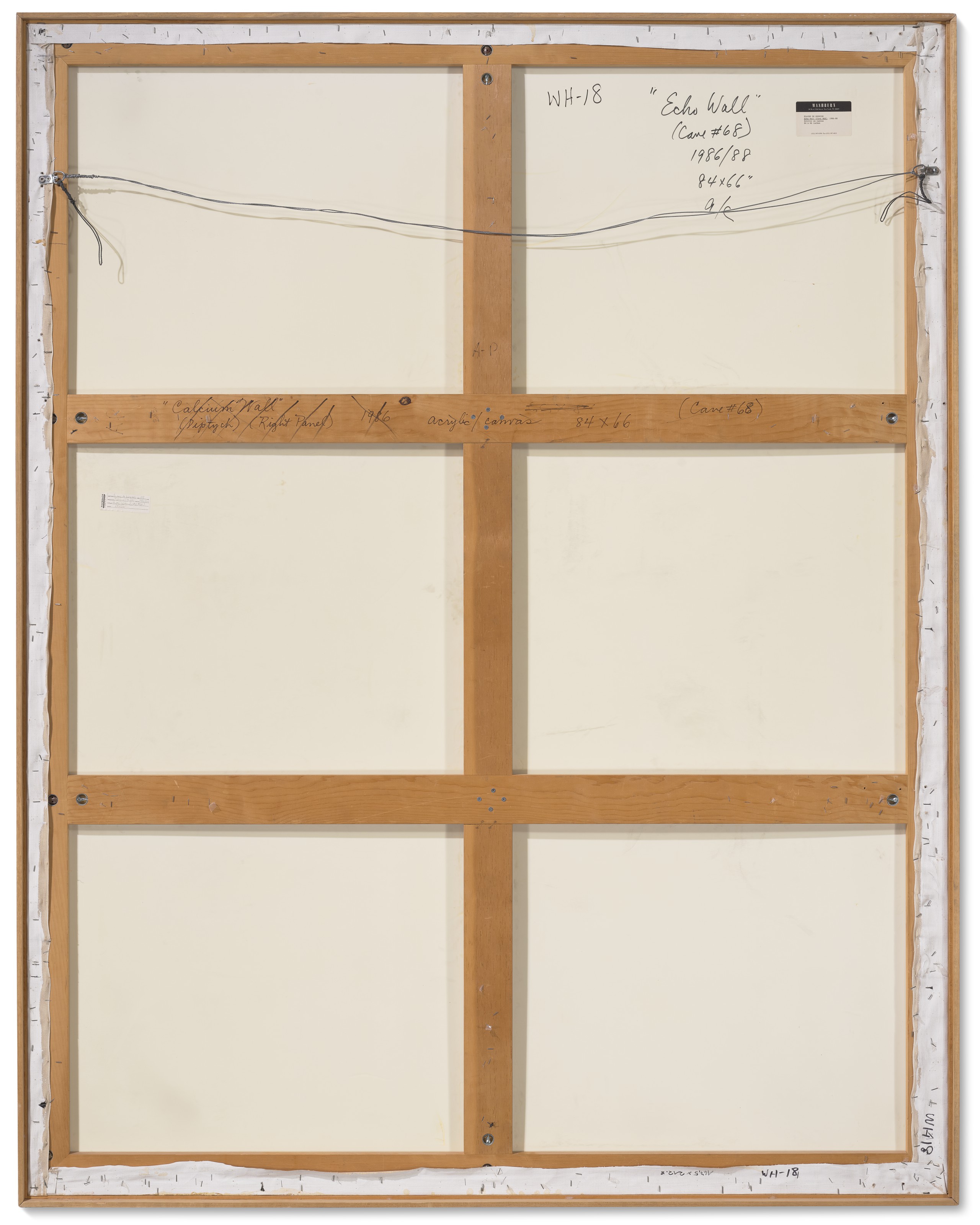 Elaine de Kooning — Стена эха (пещера №68), изображение 3
