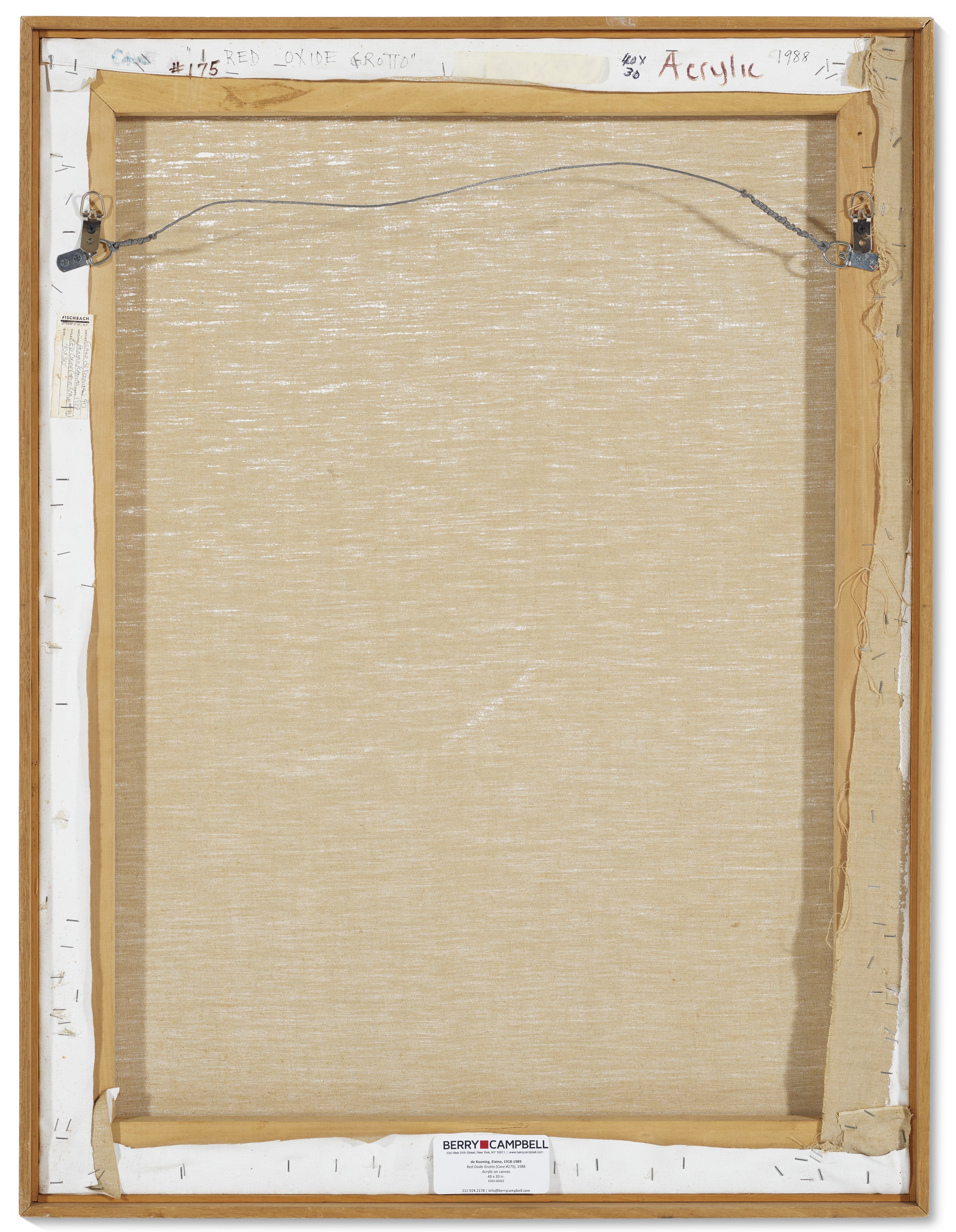 Elaine de Kooning — Грот Красной окиси (пещера №175), изображение 3