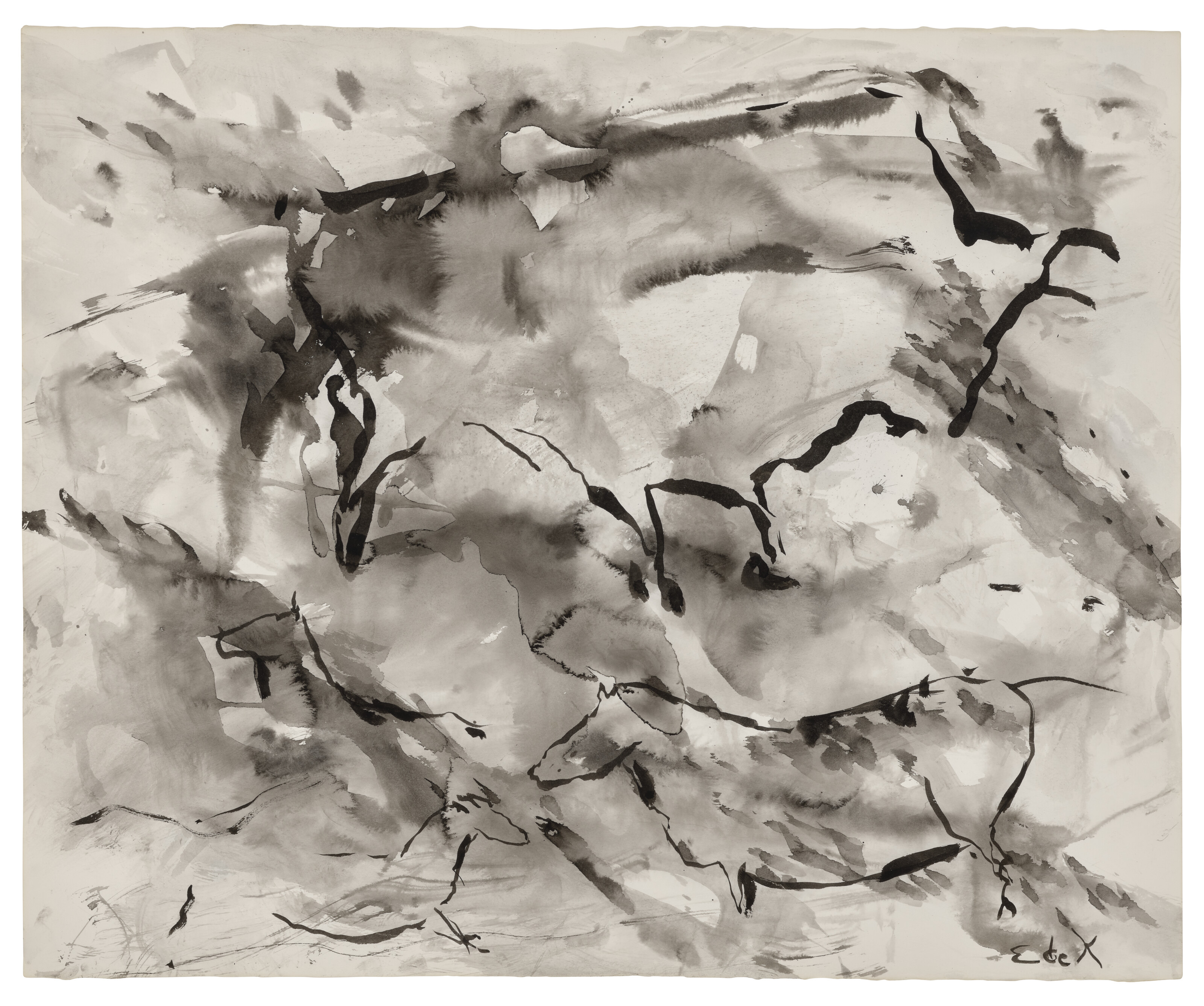 Elaine de Kooning — Стена прохода (пещера №167), изображение 1