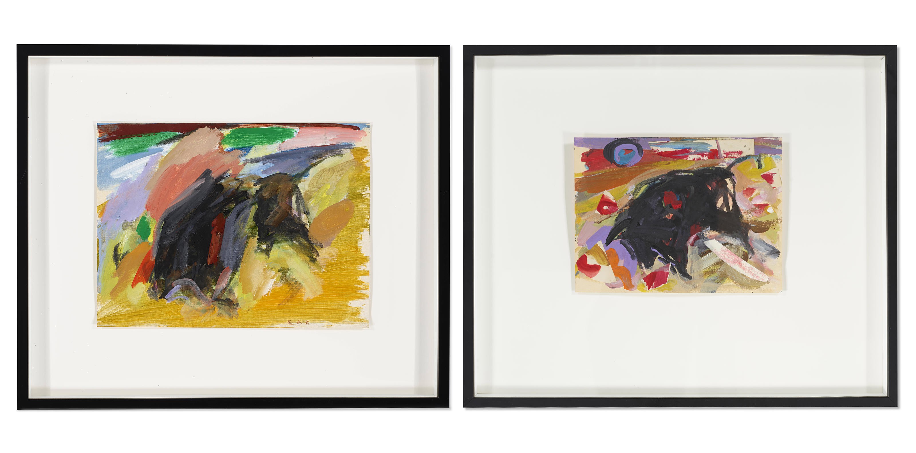 Elaine de Kooning — Две работы