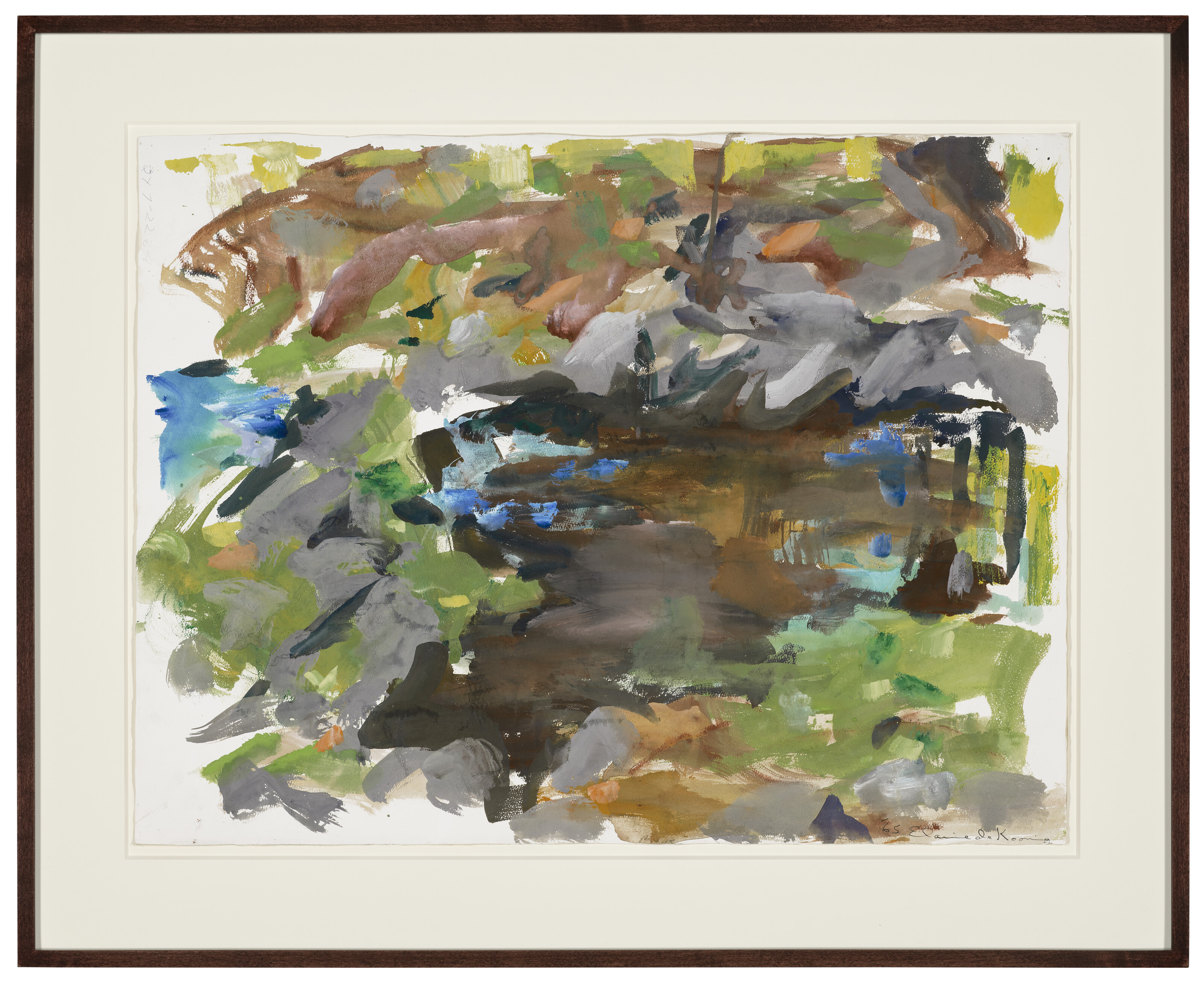 Elaine de Kooning — Без названия (серия "Кэтскилл"), изображение 2