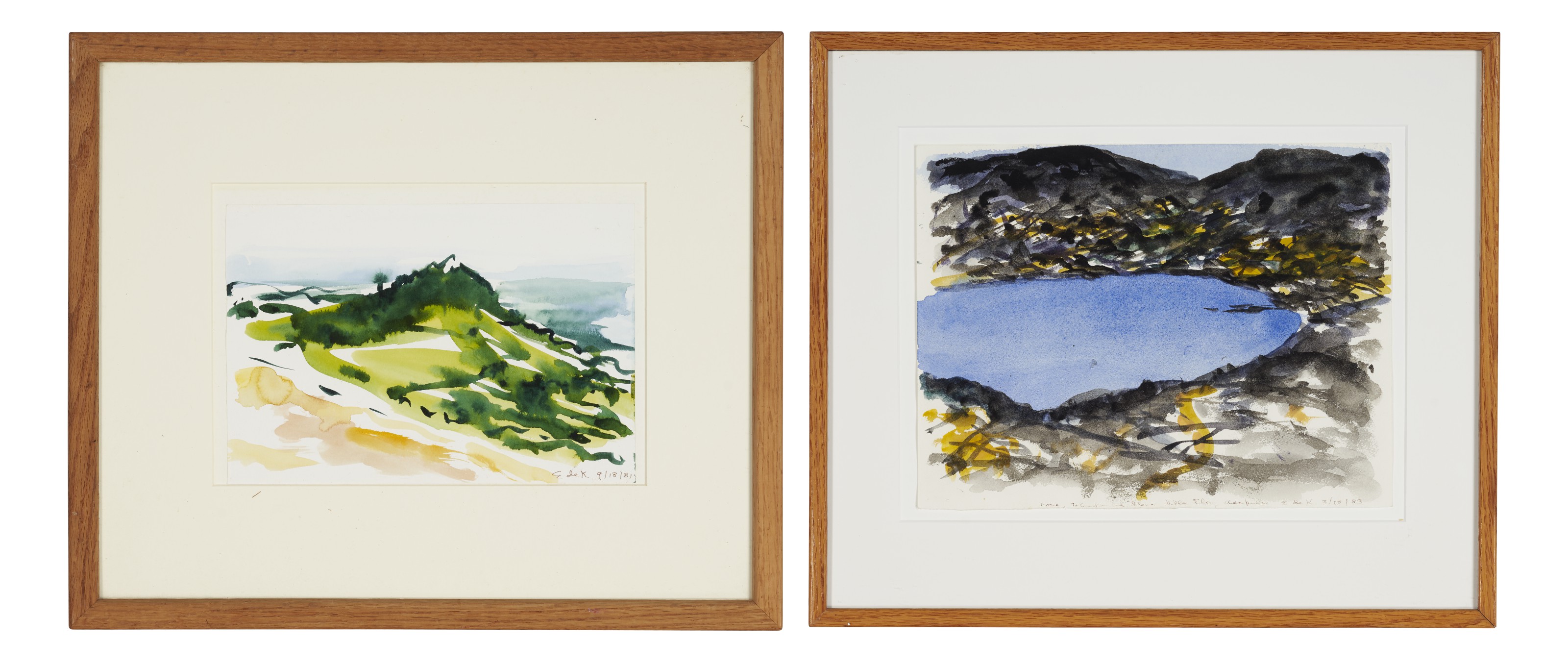 Elaine de Kooning — Монтепозио I и Вилла Эден, Акапулько