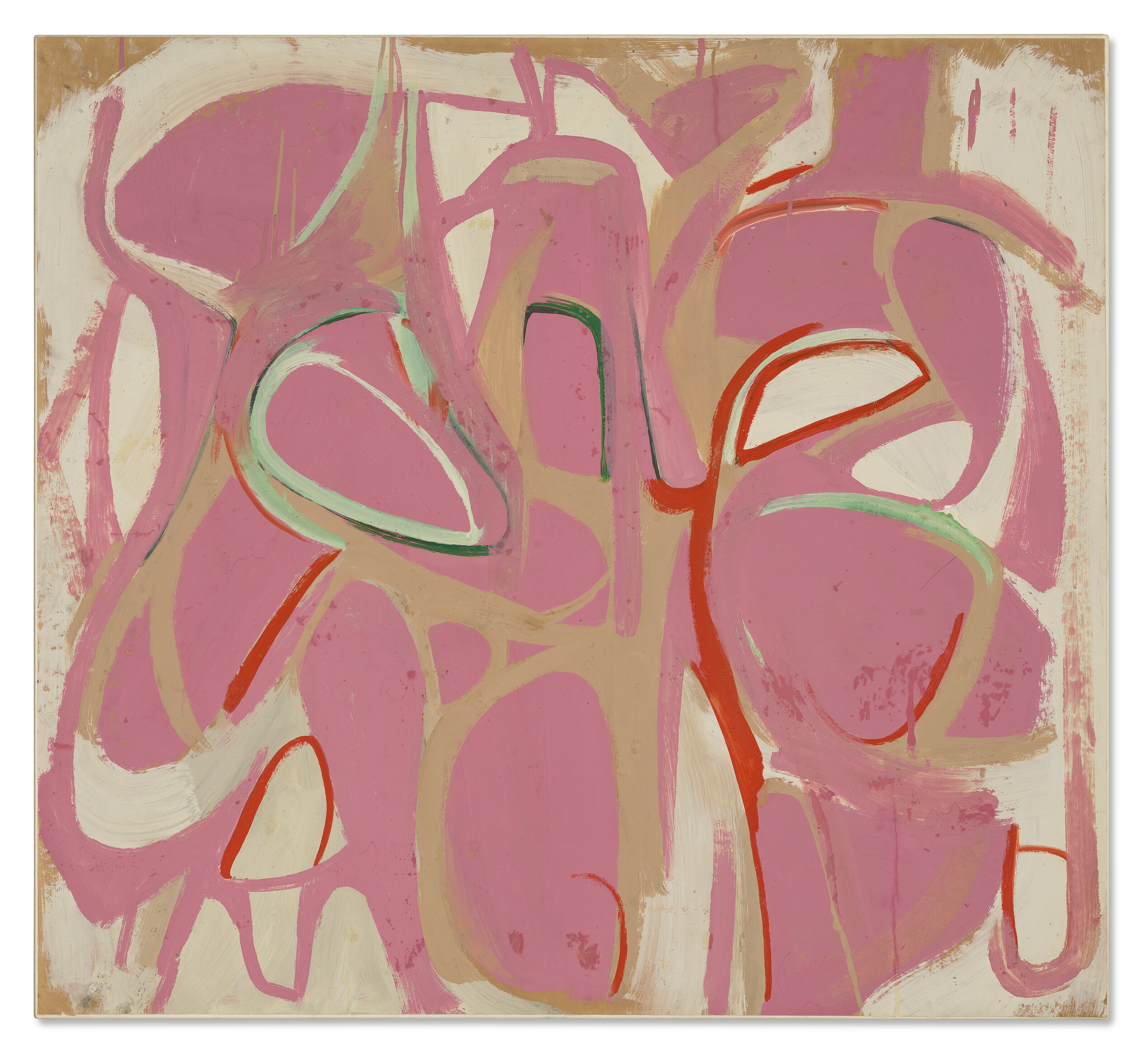 Elaine de Kooning — Без названия (Черная гора #13)